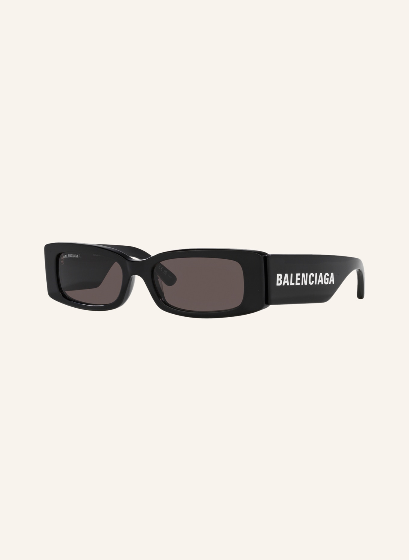 BALENCIAGA Okulary przeciwsłoneczne BB0260S: 1100L1 – CZARNY/ CIEMNOSZARY