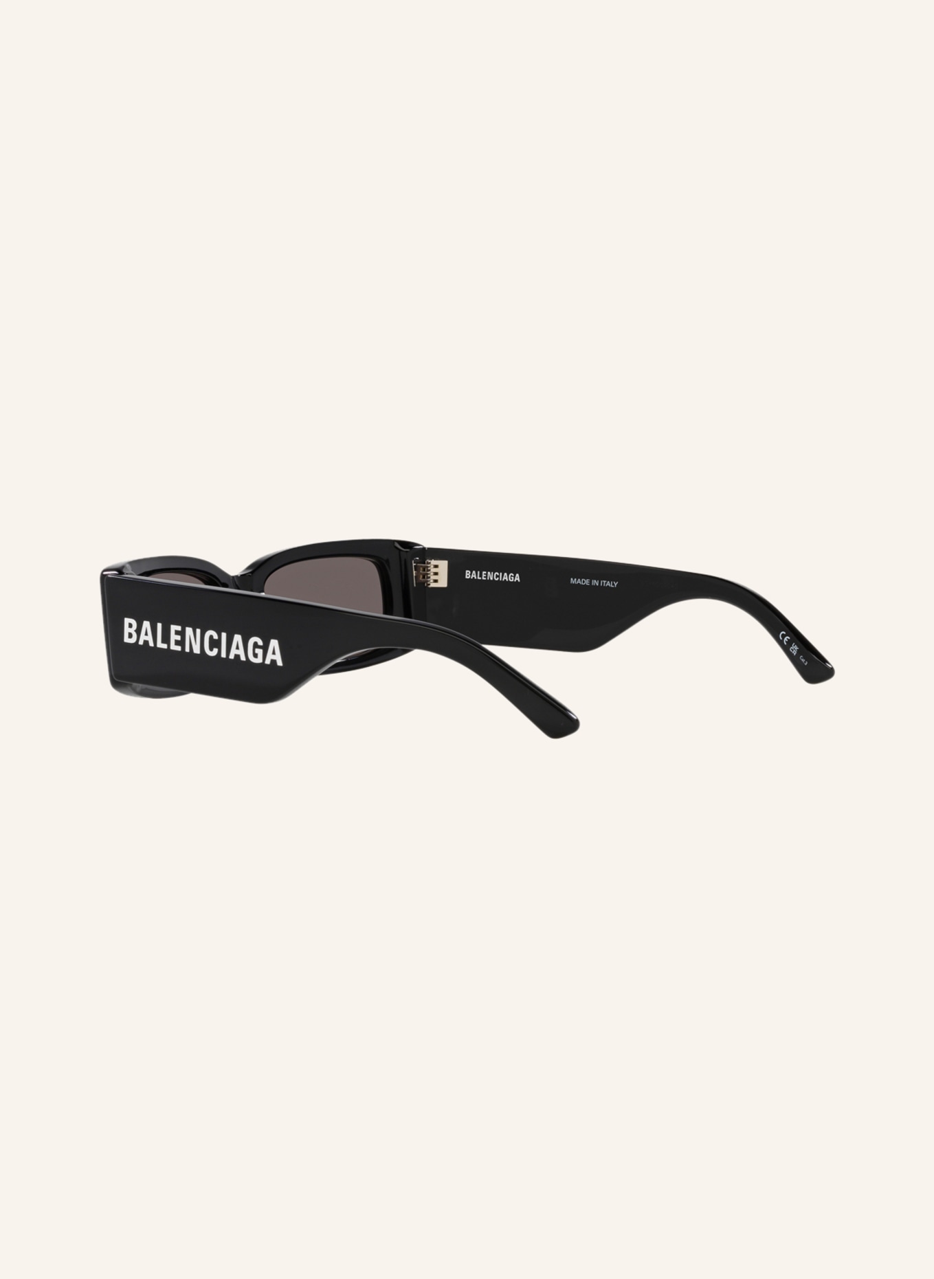 BALENCIAGA Okulary przeciwsłoneczne BB0260S: 1100L1 – CZARNY/ CIEMNOSZARY
