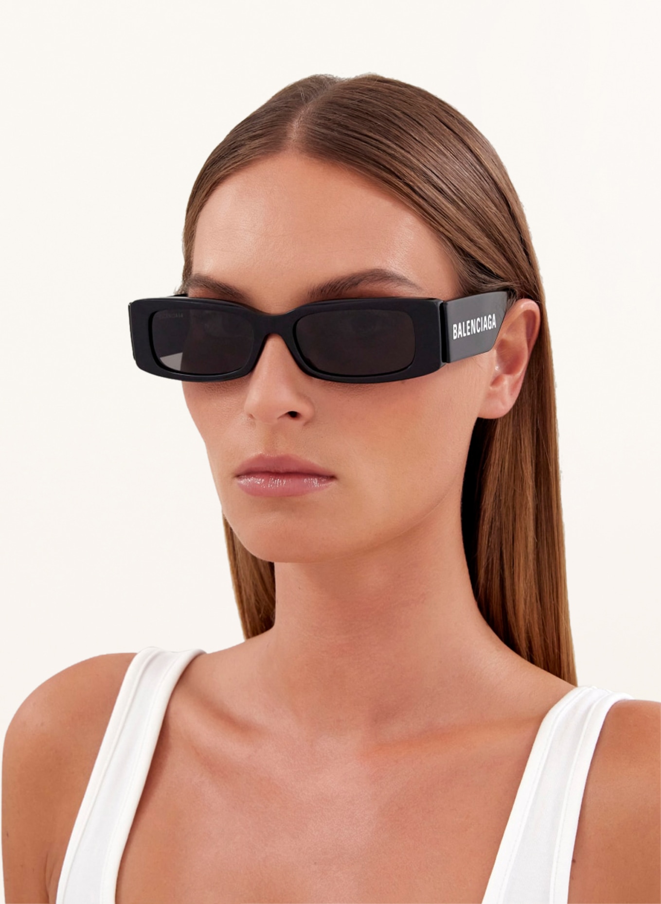 BALENCIAGA Okulary przeciwsłoneczne BB0260S: 1100L1 – CZARNY/ CIEMNOSZARY