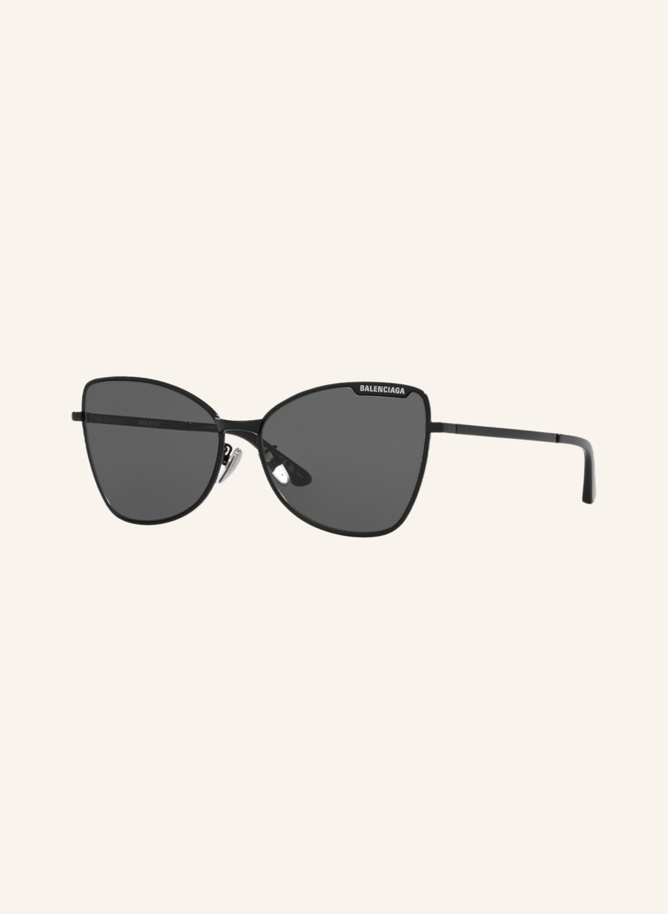 BALENCIAGA Sunglasses BB0278S, Color: 1100L1 - BLACK/DARK GRAY (Image 1)