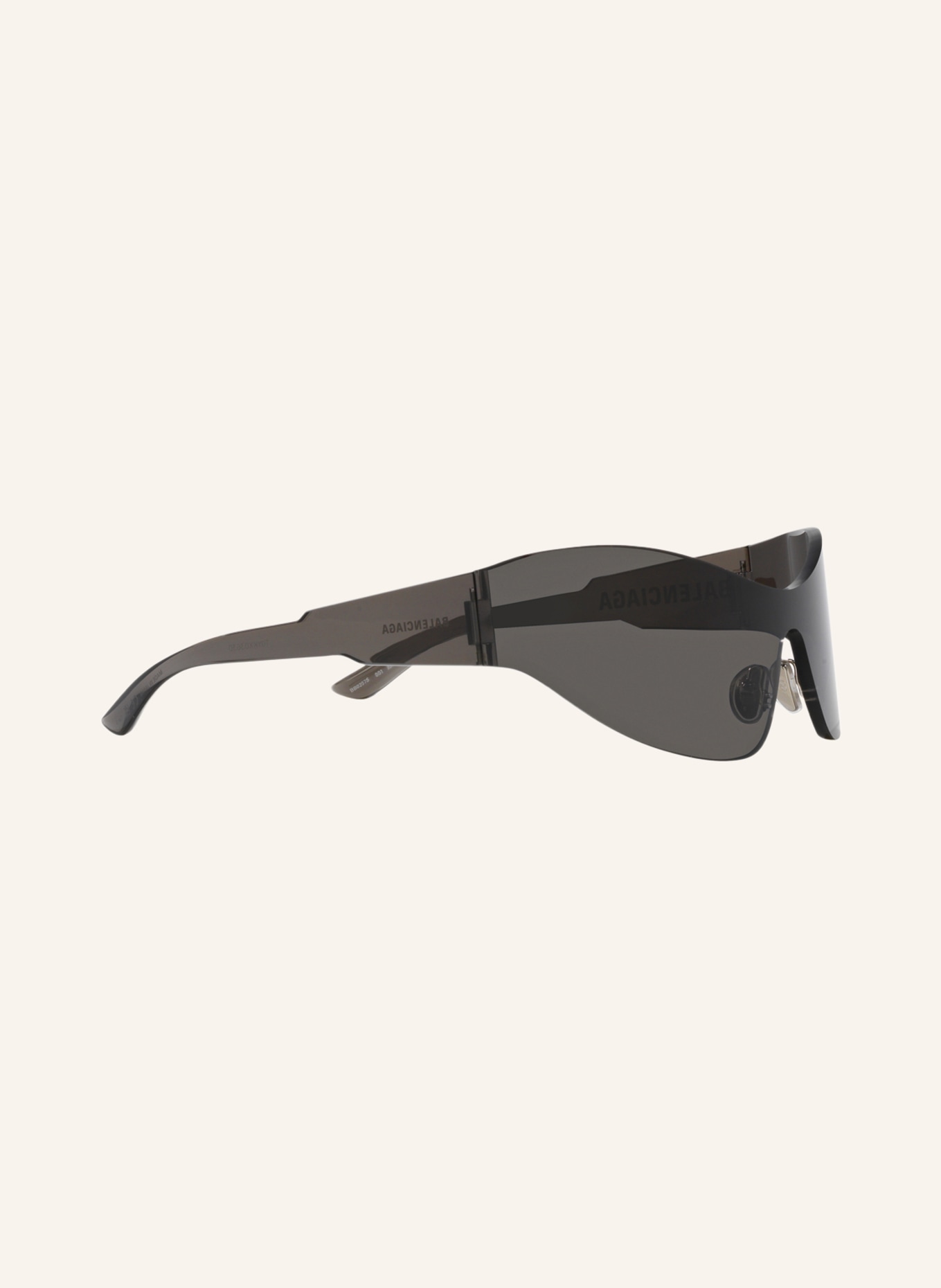 BALENCIAGA Sunglasses BB0257S, Color: 2600L1 - GRAY/ GRAY (Image 3)