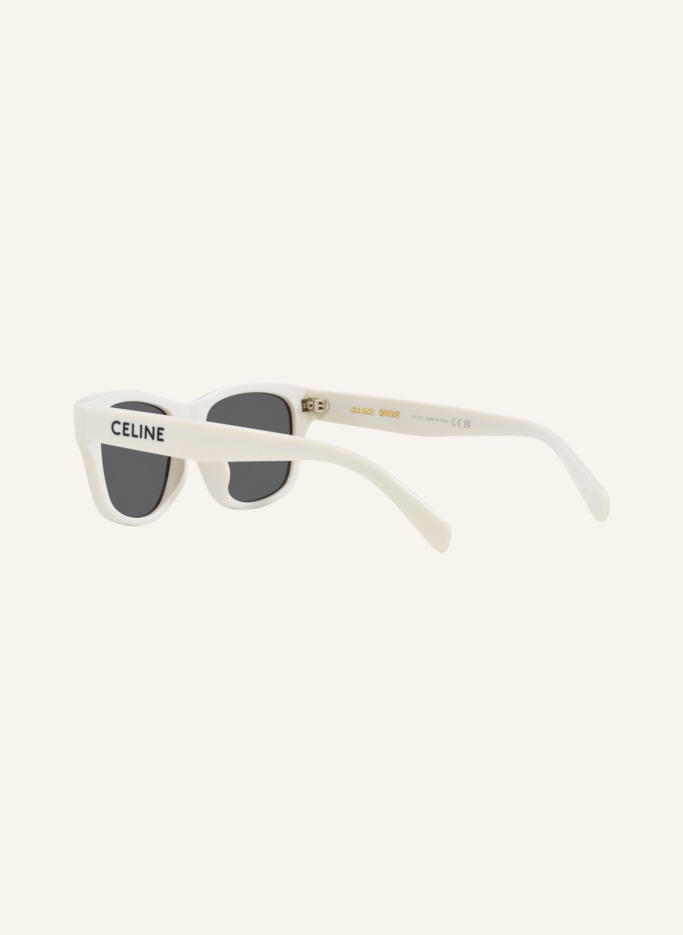 CELINE Sunglasses CL40249, Color: 1100D1 - WHITE/DARK GRAY (Image 4)