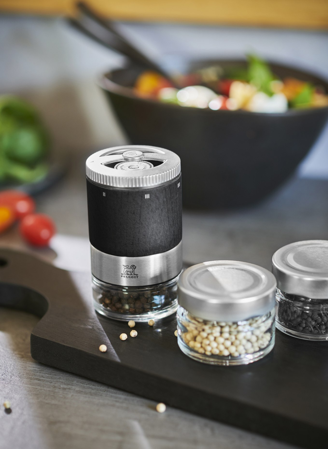 PEUGEOT Pepper grinder MAESTRO, Color: BLACK/ SILVER/ WHITE (Image 6)