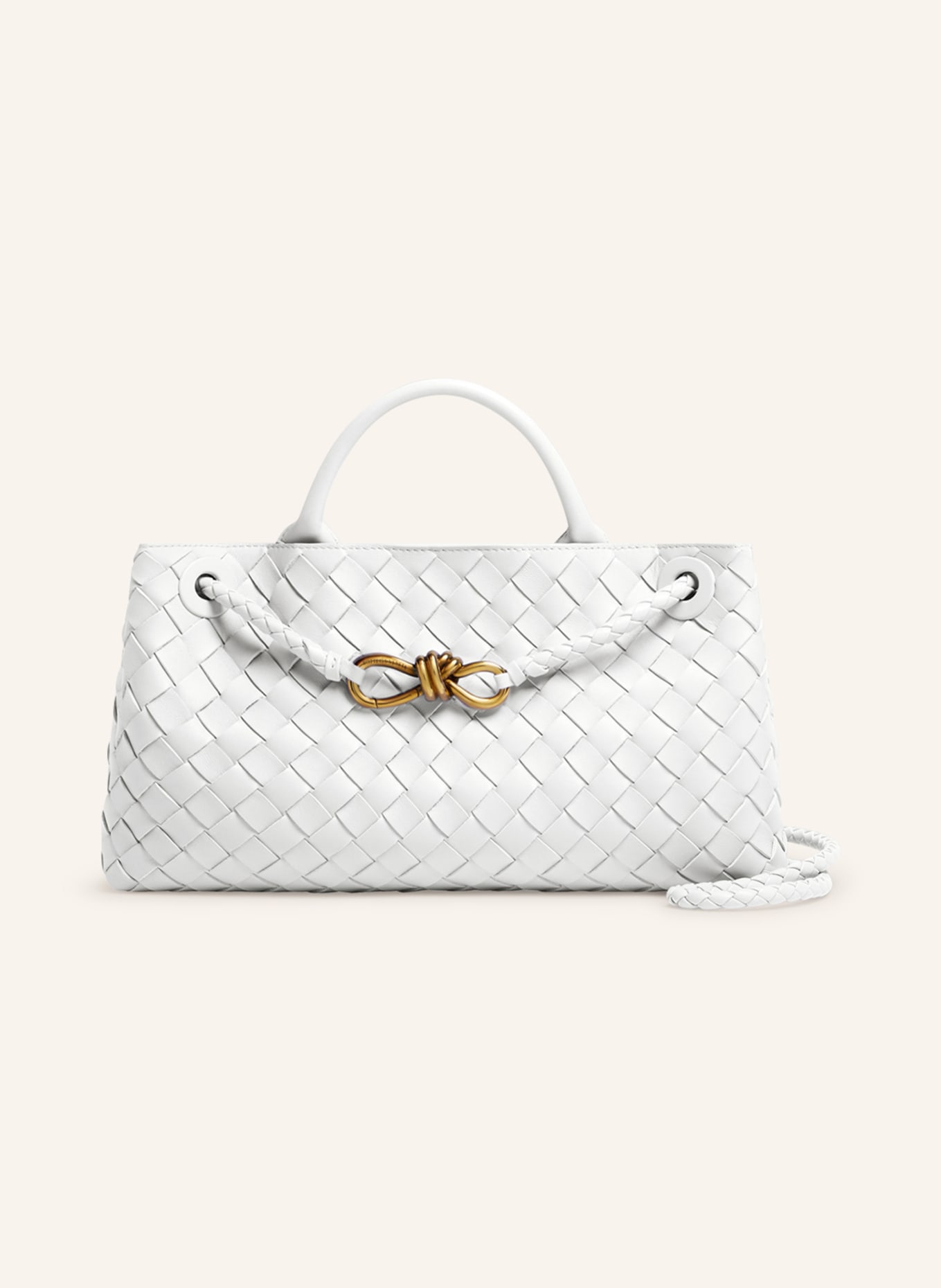 BOTTEGA VENETA Handtasche ANDIAMO SMALL, Farbe: WHITE (Bild 1)