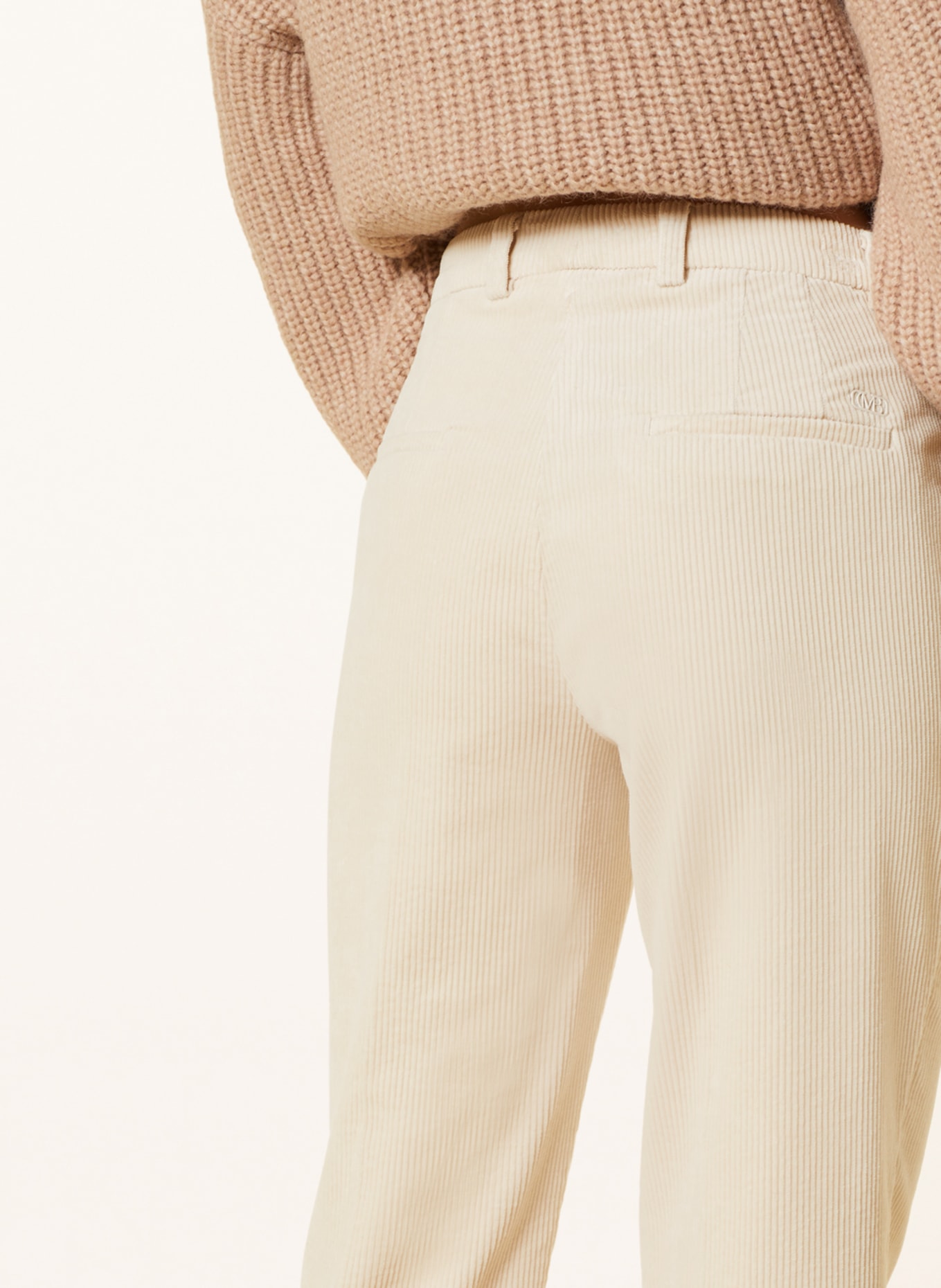 Buy ERL Off-white Corduroy Trousers - 4 Cream At 77% Off | Editorialist