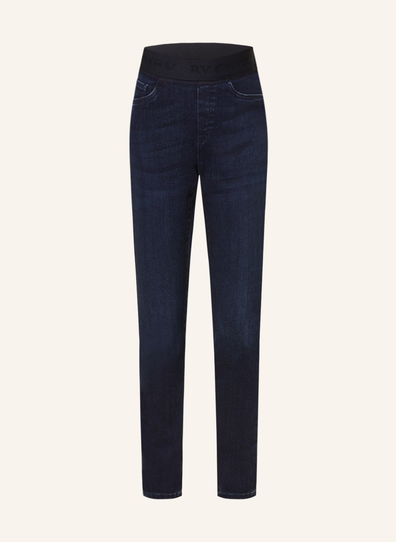 CAMBIO Legginsy PHILIA w stylu jeansowym, Kolor: 5065 dark silent used (Obrazek 1)