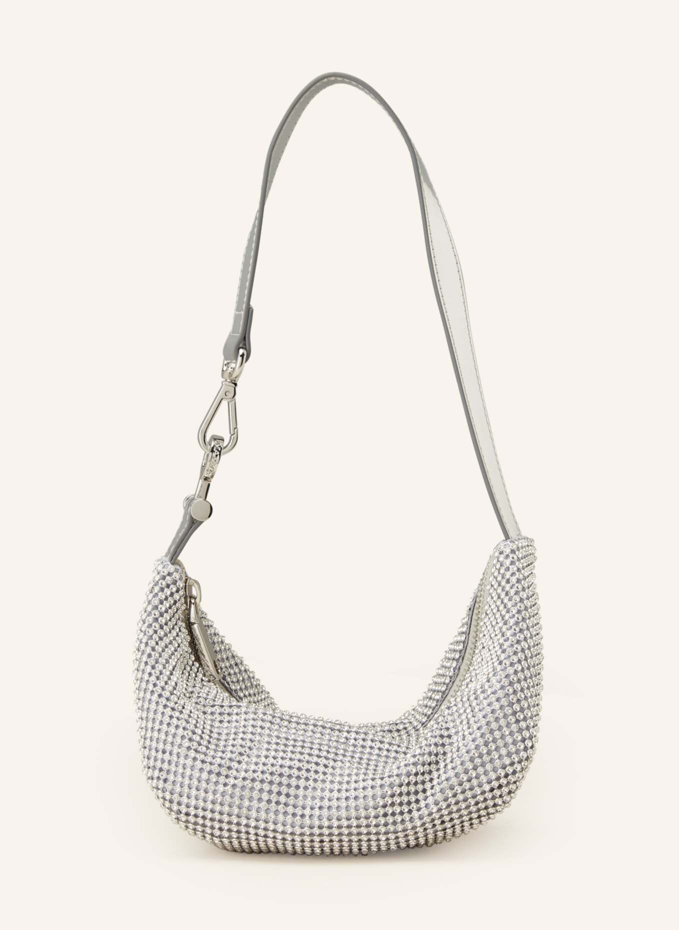 MAX & Co. Handbag with decorative gems, Color: SILVER (Image 1)