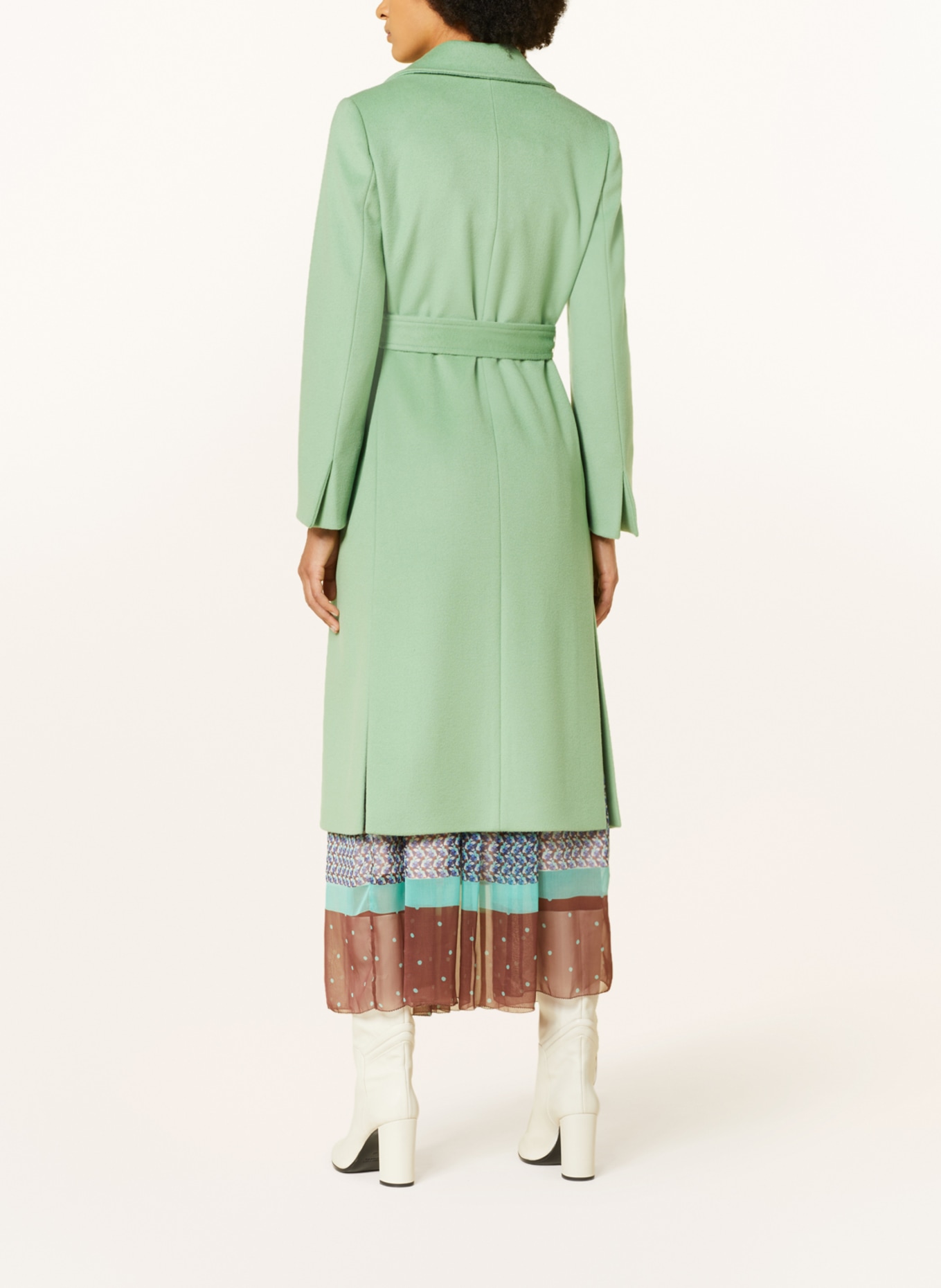 MAX & Co. Wool coat RUNAWAY, Color: LIGHT GREEN (Image 3)
