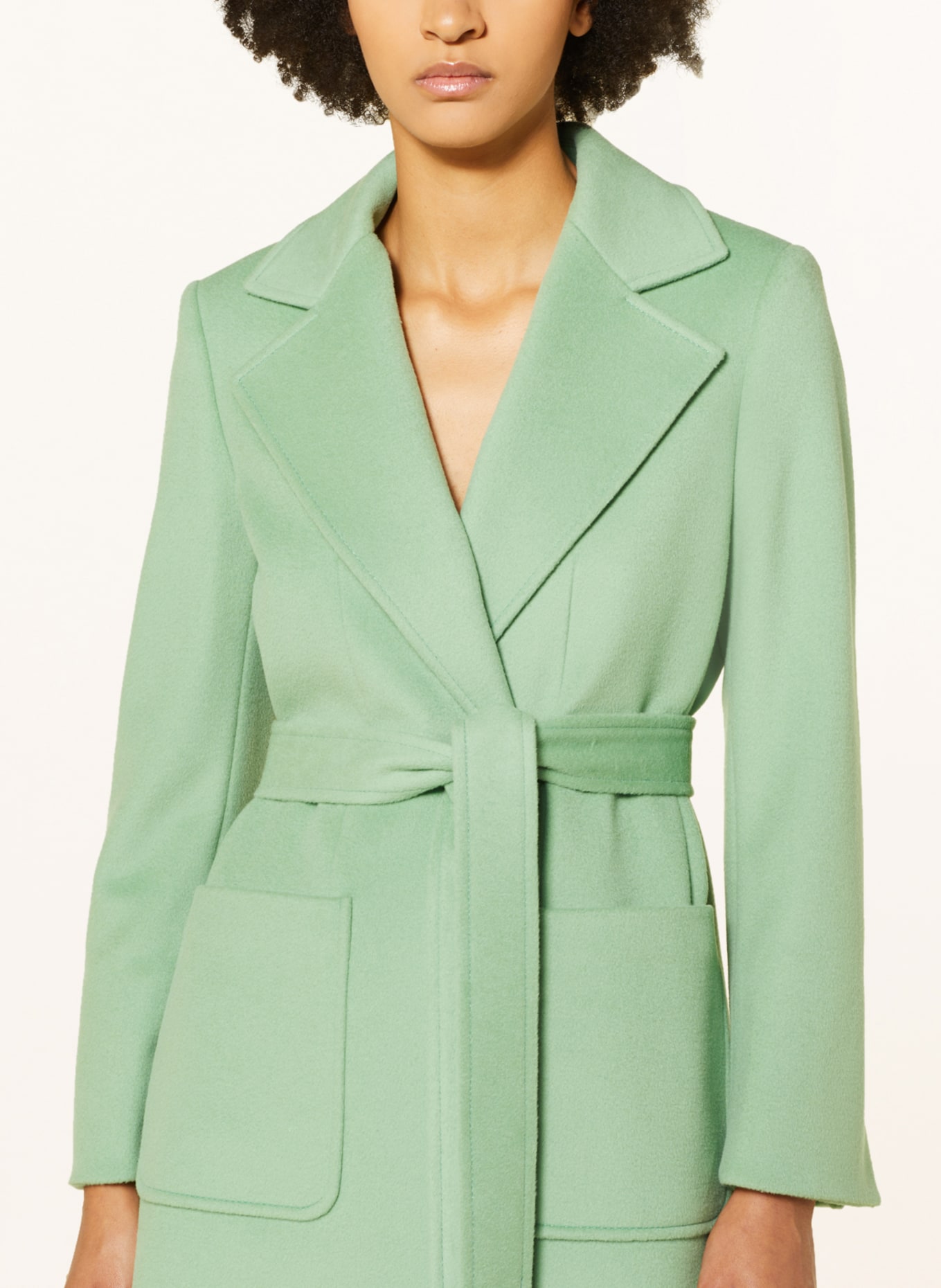 MAX & Co. Wool coat RUNAWAY, Color: LIGHT GREEN (Image 4)