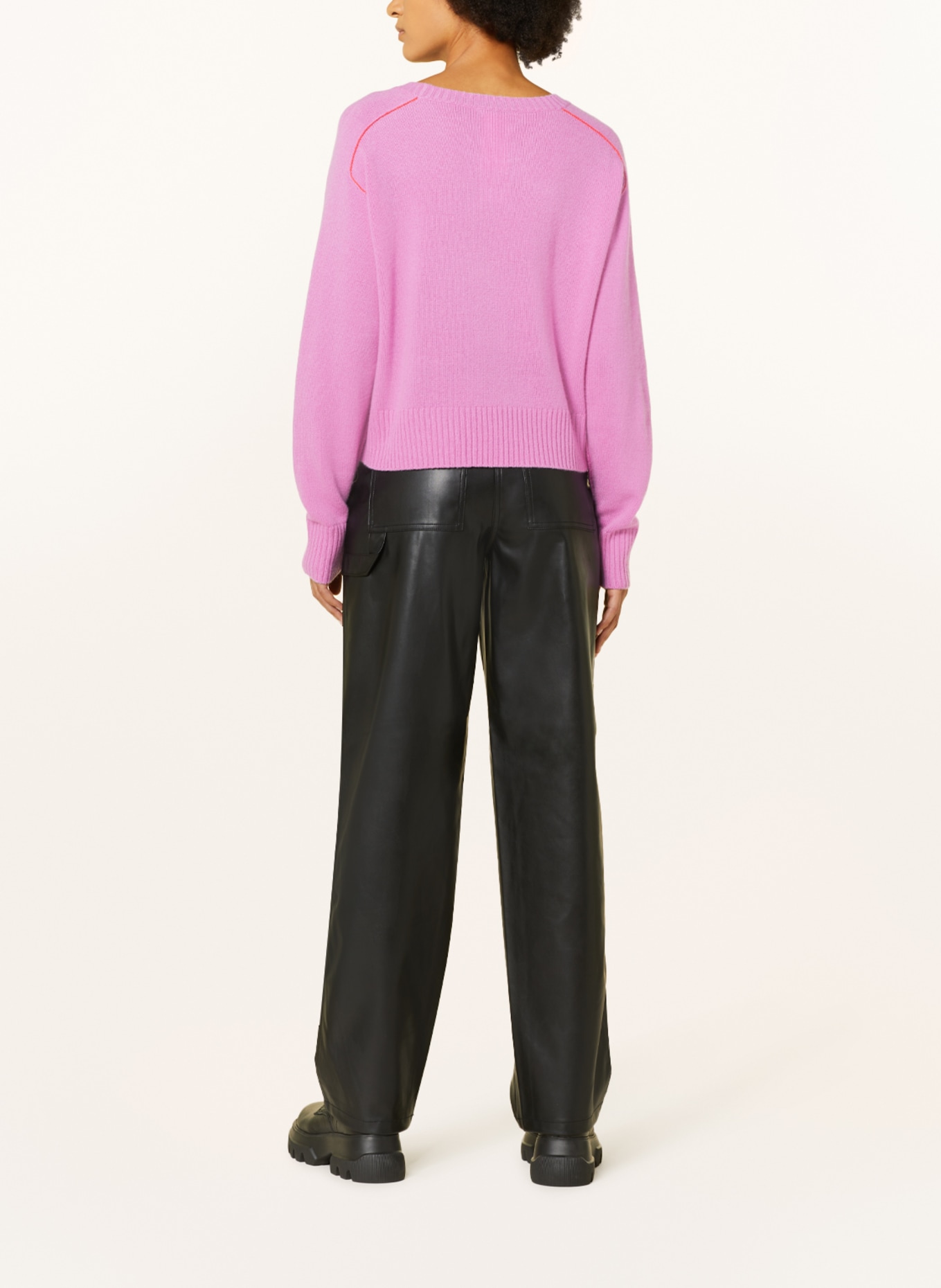 MAX & Co. Oversized-Pullover PARK aus Cashmere, Farbe: ROSA (Bild 3)