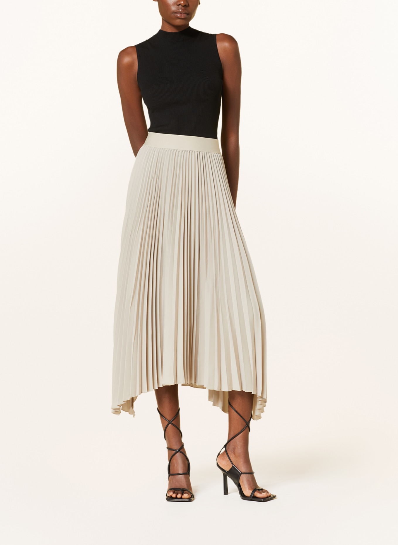 REISS Pleated skirt JODIE, Color: CREAM (Image 2)