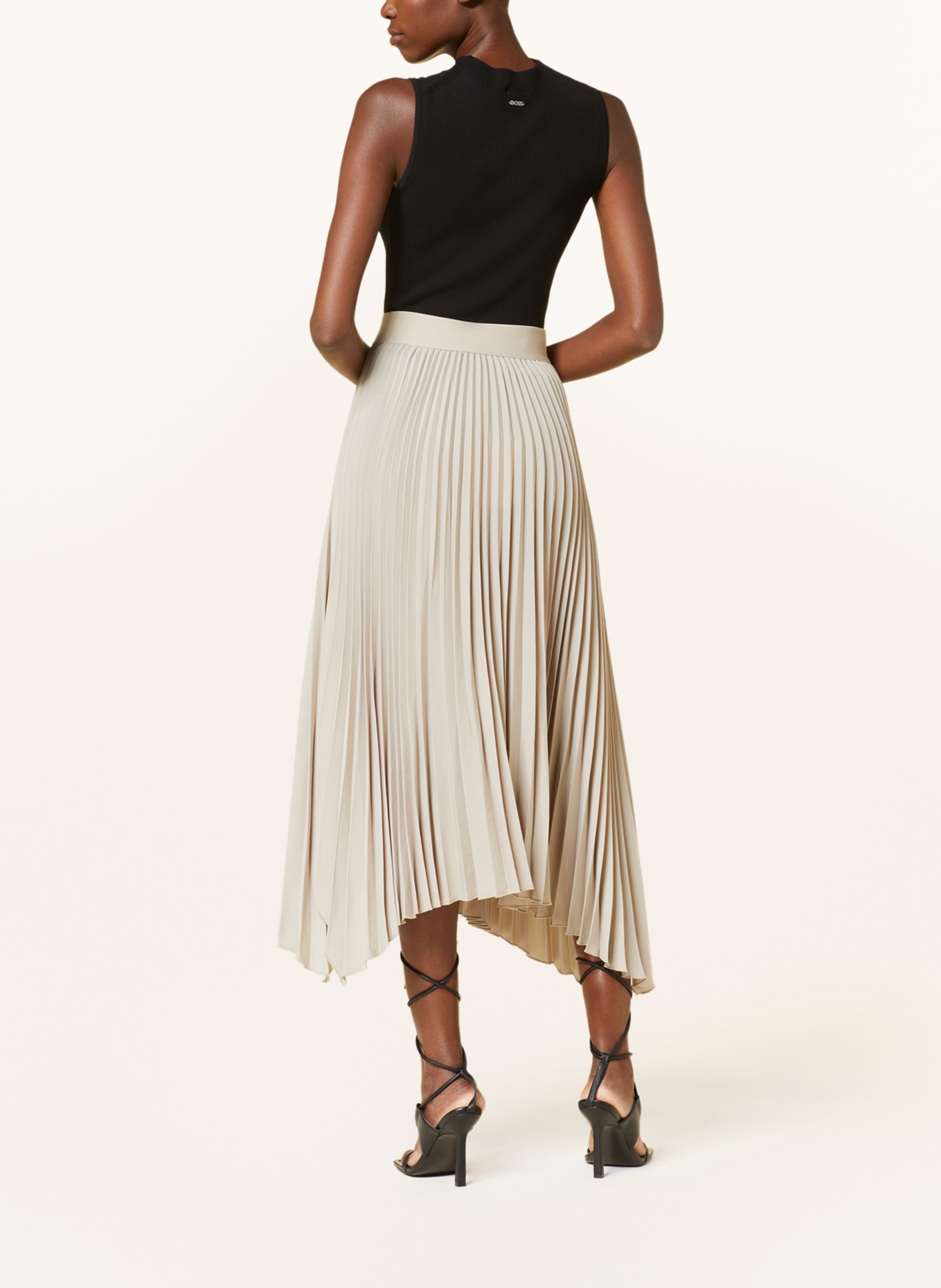REISS Pleated skirt JODIE, Color: CREAM (Image 3)