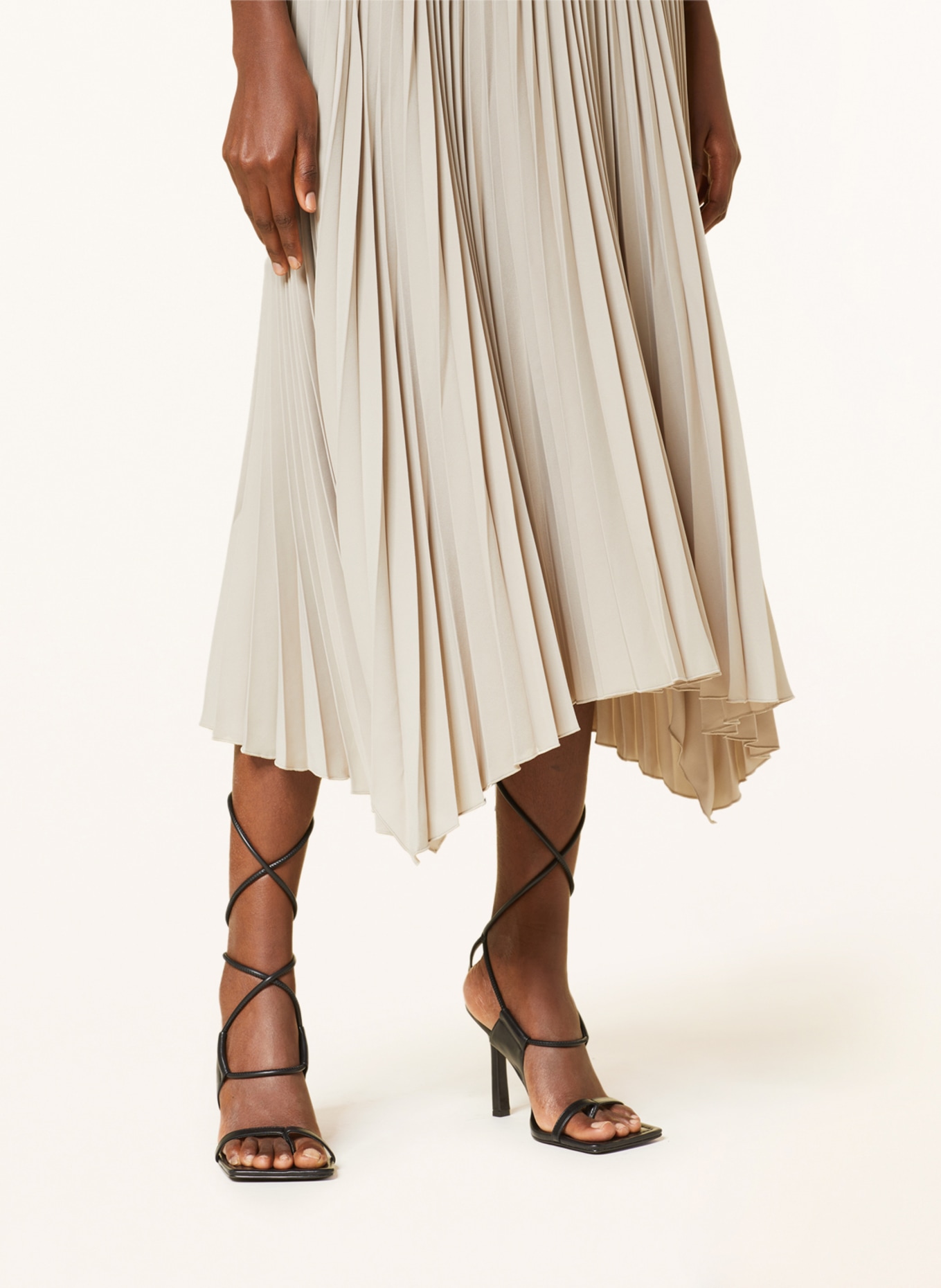 REISS Pleated skirt JODIE, Color: CREAM (Image 4)