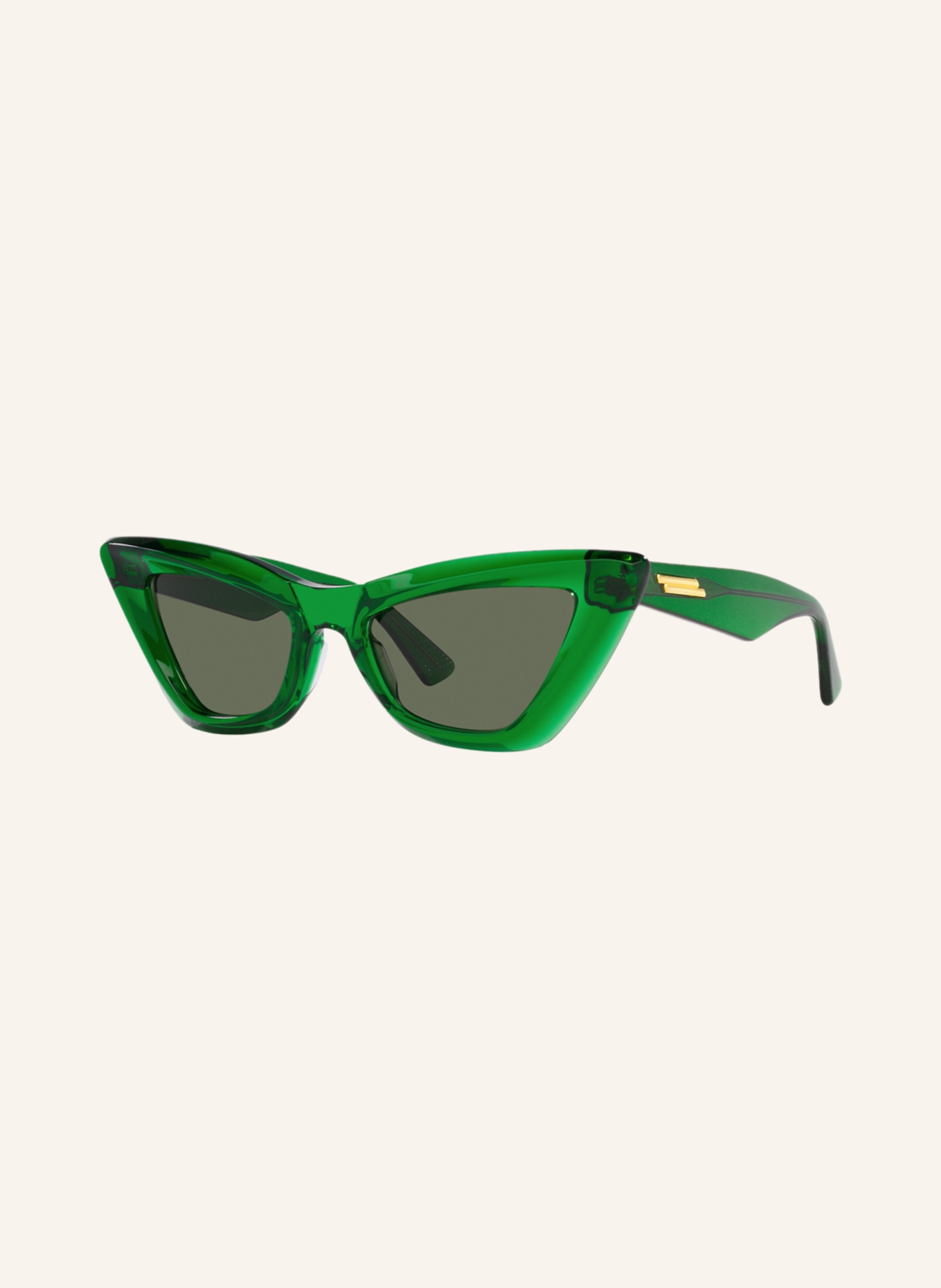 BOTTEGA VENETA Sunglasses 1101S, Color: 2500J1 - GRÜN/ DUNKELGRAU (Image 1)