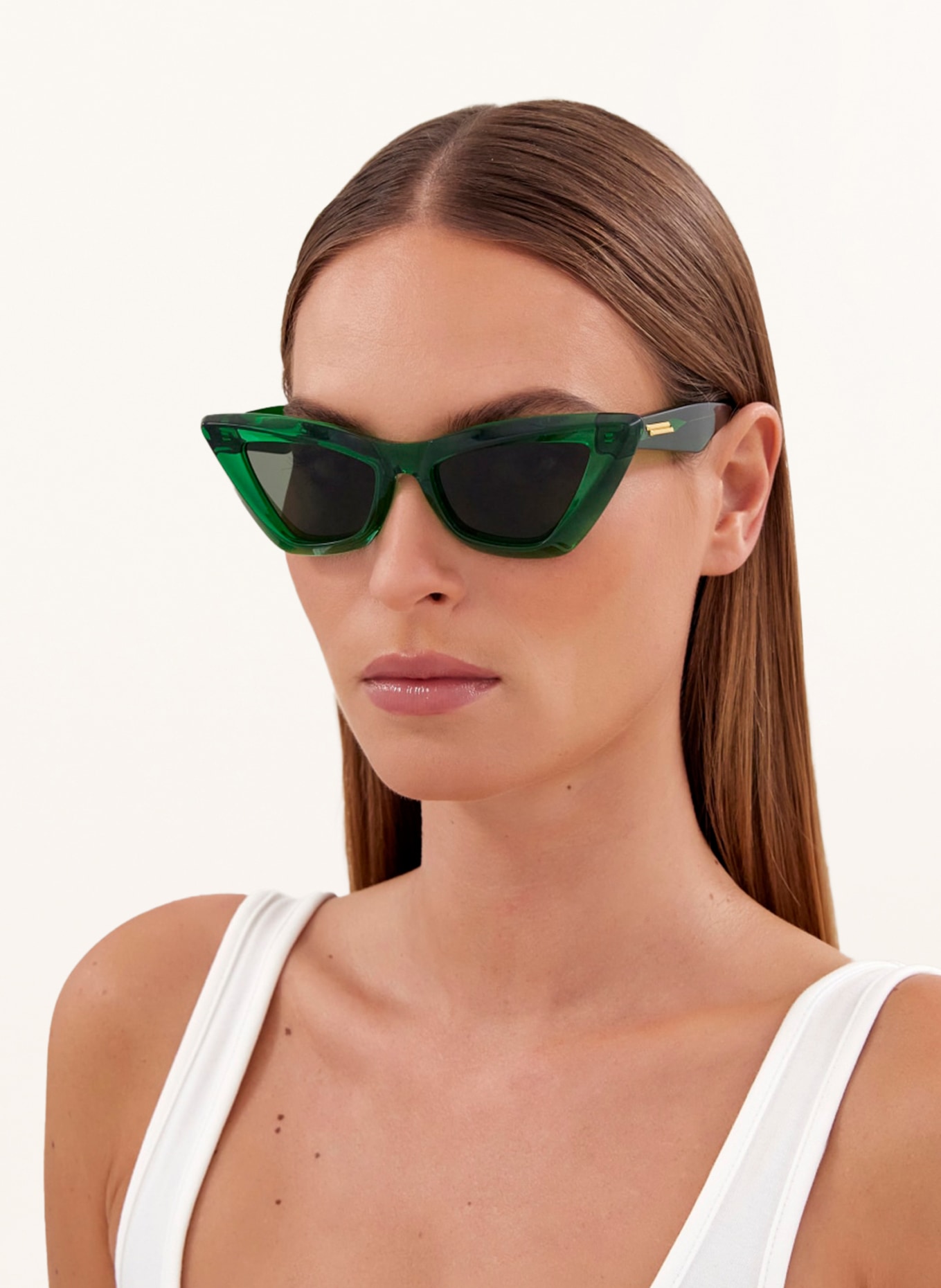 BOTTEGA VENETA Sunglasses 1101S, Color: 2500J1 - GRÜN/ DUNKELGRAU (Image 5)