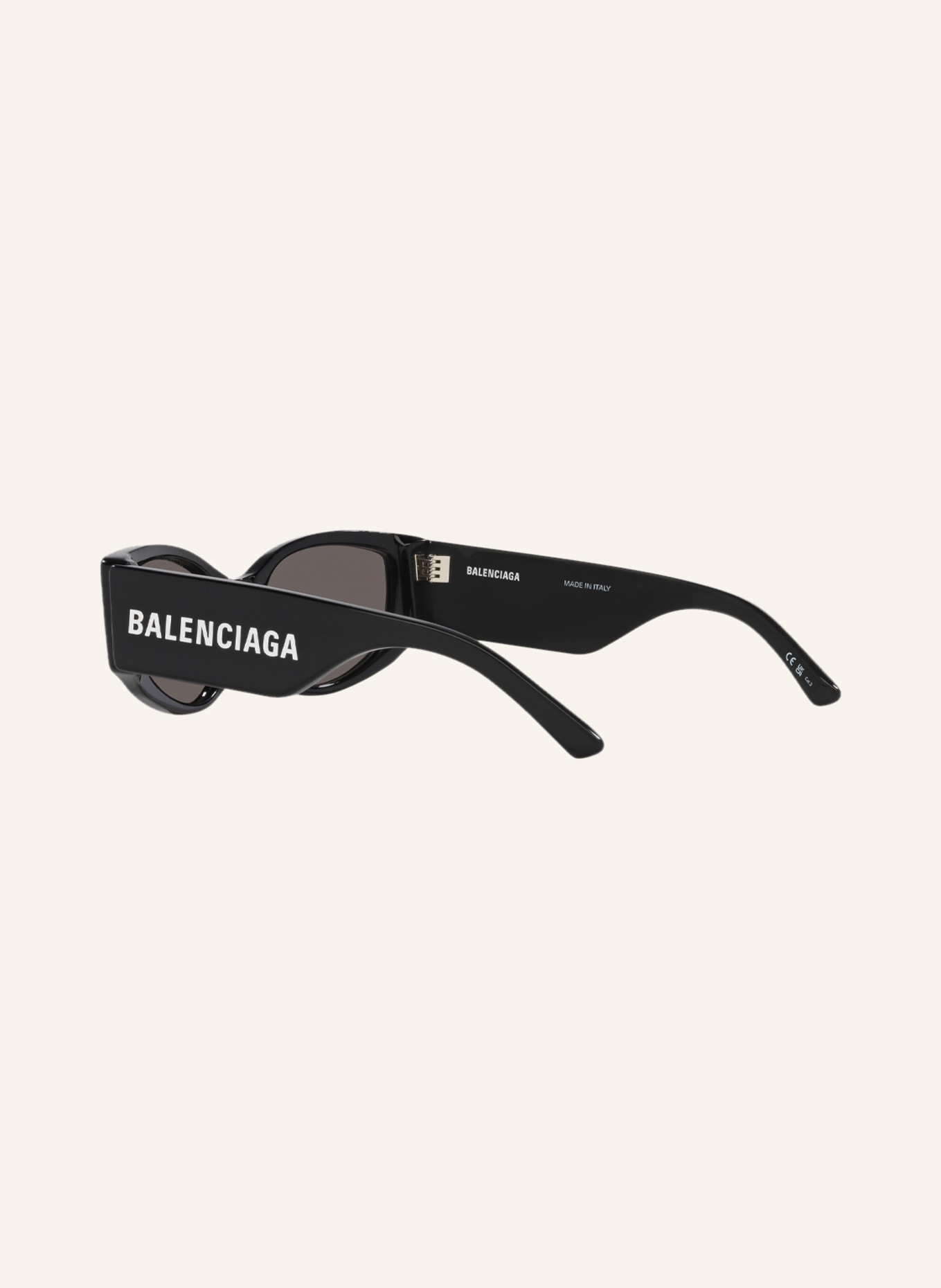 BALENCIAGA Sluneční brýle BB0258S: 1105L1 - ČERNÁ/ TMAVĚ ŠEDÁ