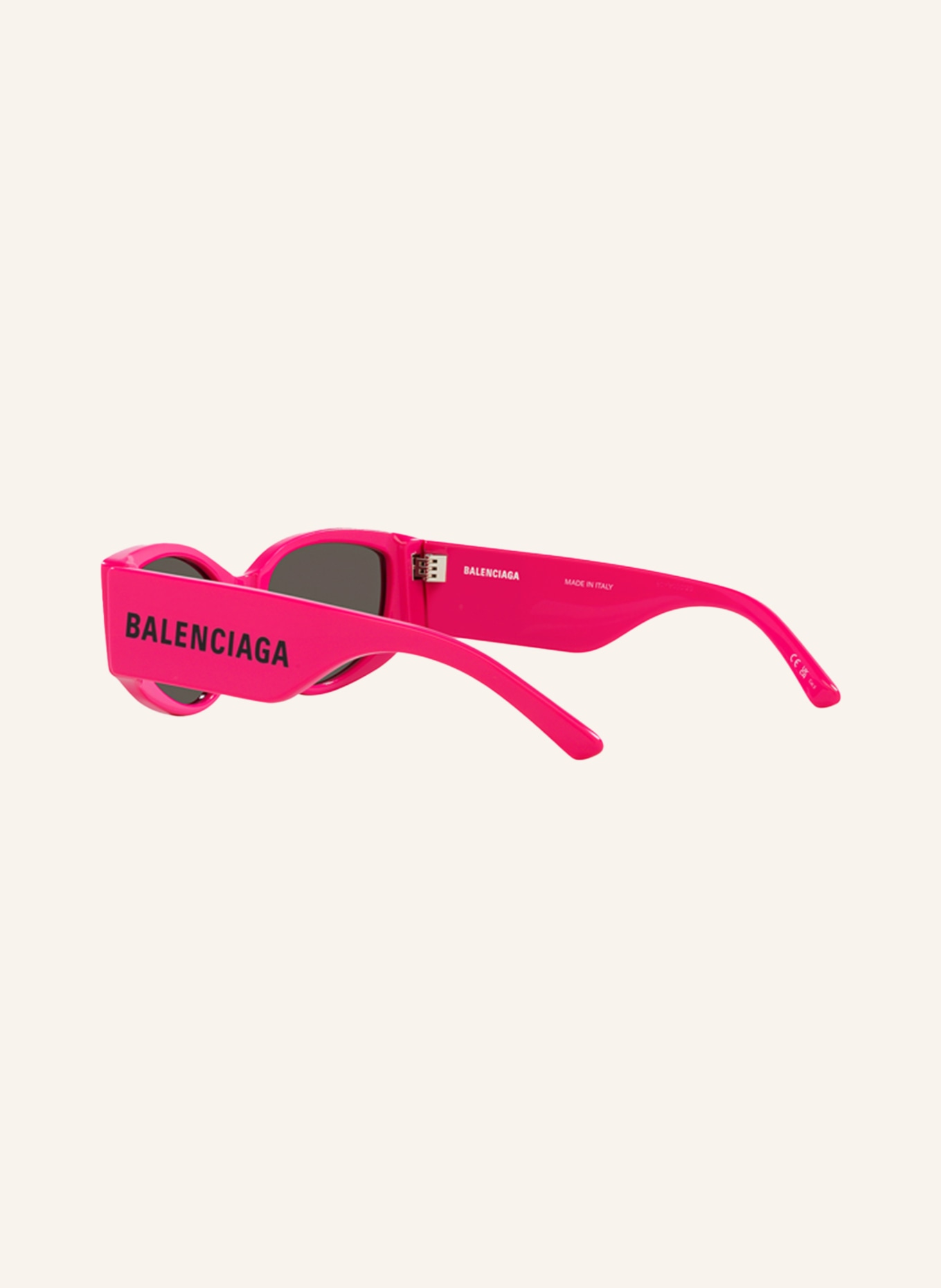 BALENCIAGA Sluneční brýle BB0258S: 3500L1 - RŮŽOVÁ/ TMAVĚ ŠEDÁ