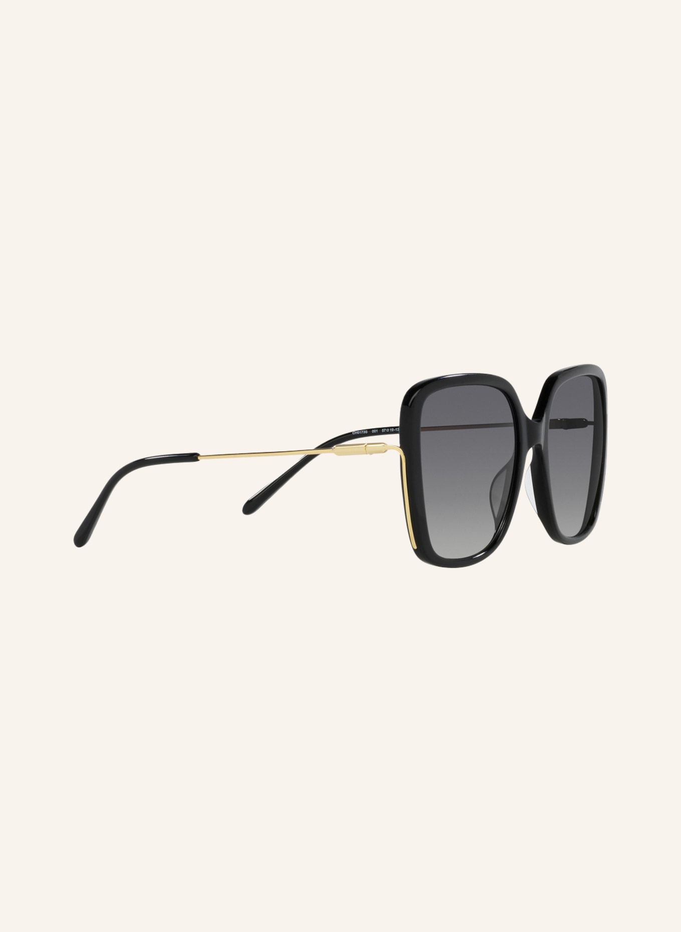 Chloé Sunglasses CH0173S, Color: 1100L1 - BLACK/ GRAY GRADIENT (Image 3)