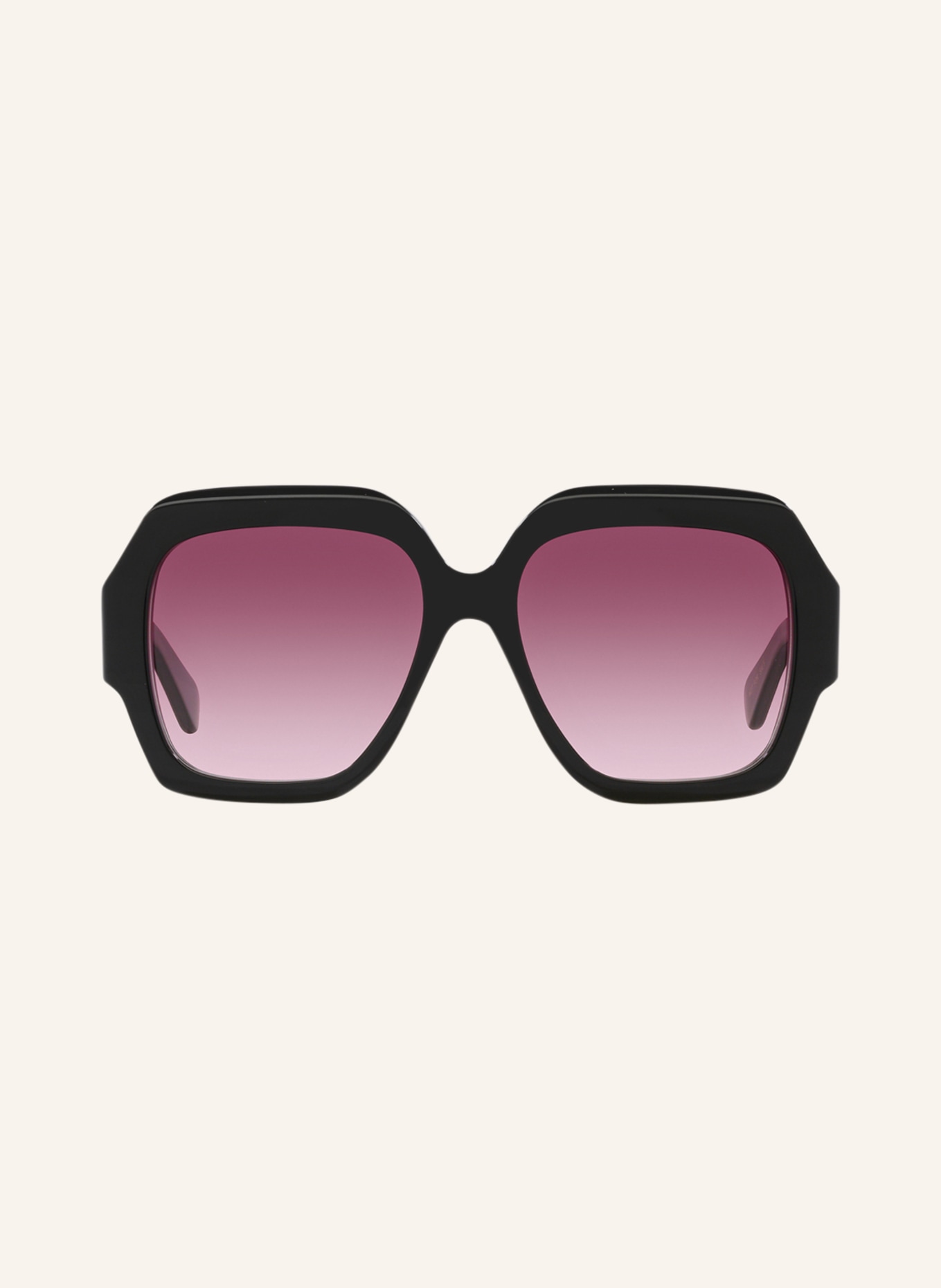 Chloé Sunglasses CH0154S, Color: 1100U1 - BLACK/ PURPLE GRADIENT (Image 2)