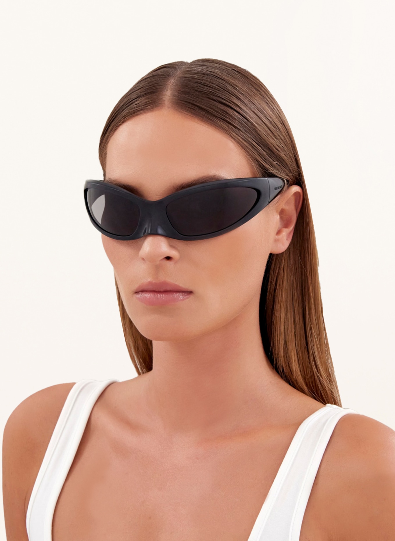 BALENCIAGA Sunglasses BB0251S, Color: 1100L1 - BLACK/ GRAY (Image 5)