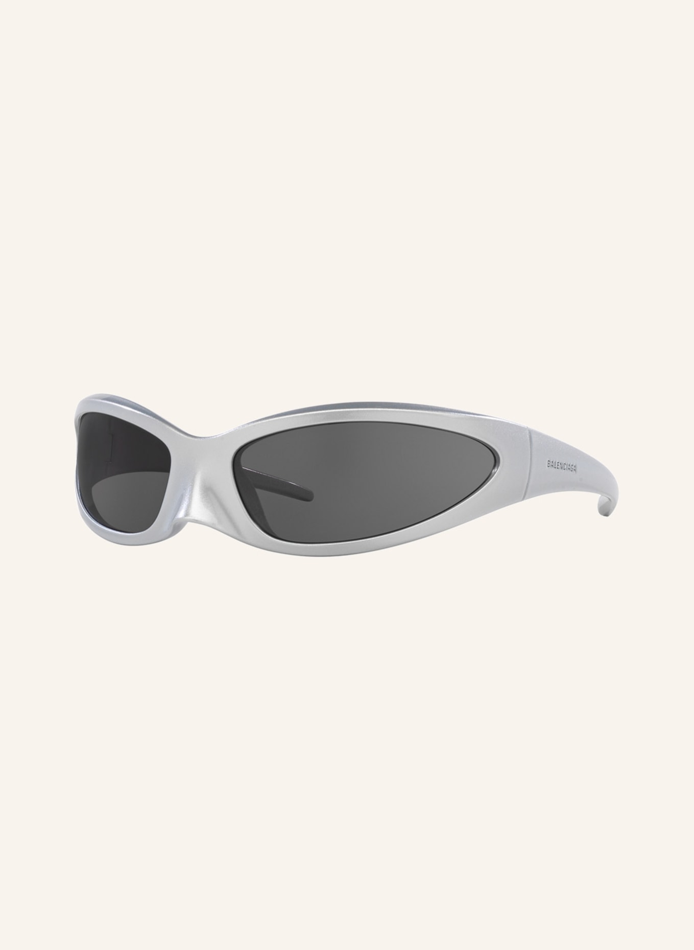 BALENCIAGA Okulary przeciwsłoneczne BB0251S: 4100L1 – SREBRNY/ CIEMNOSZARY