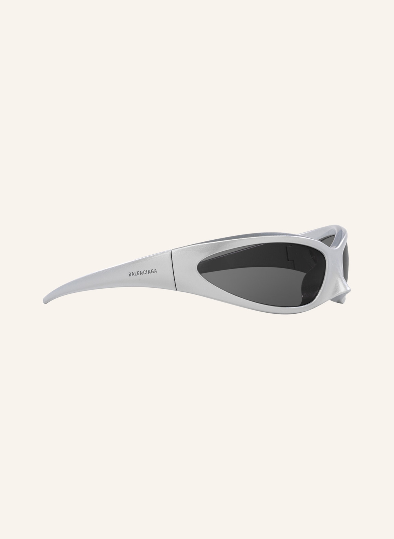 BALENCIAGA Okulary przeciwsłoneczne BB0251S: 4100L1 – SREBRNY/ CIEMNOSZARY