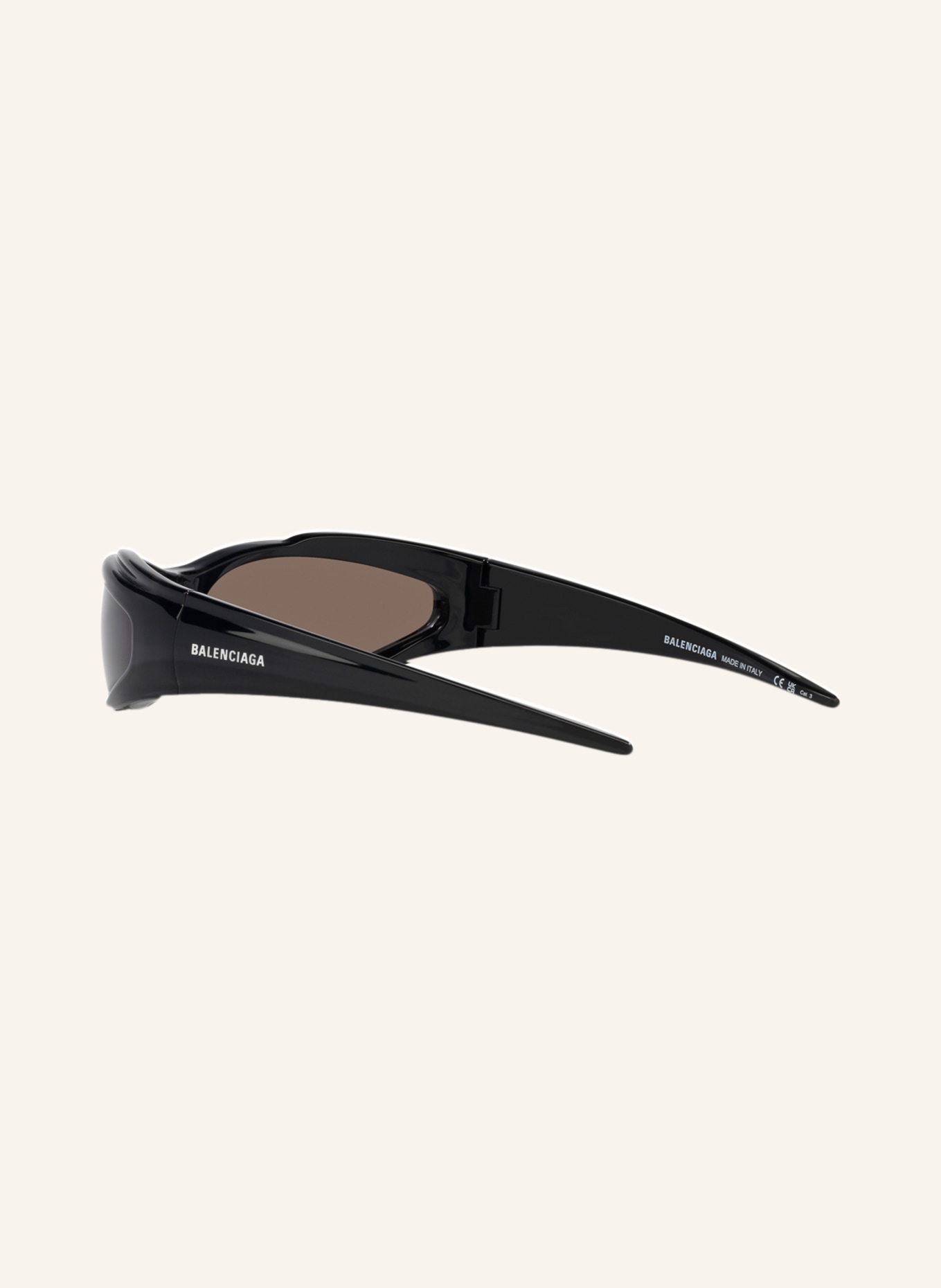 BALENCIAGA Sunglasses BB0253S, Color: 1100L1 - BLACK/ GRAY (Image 4)