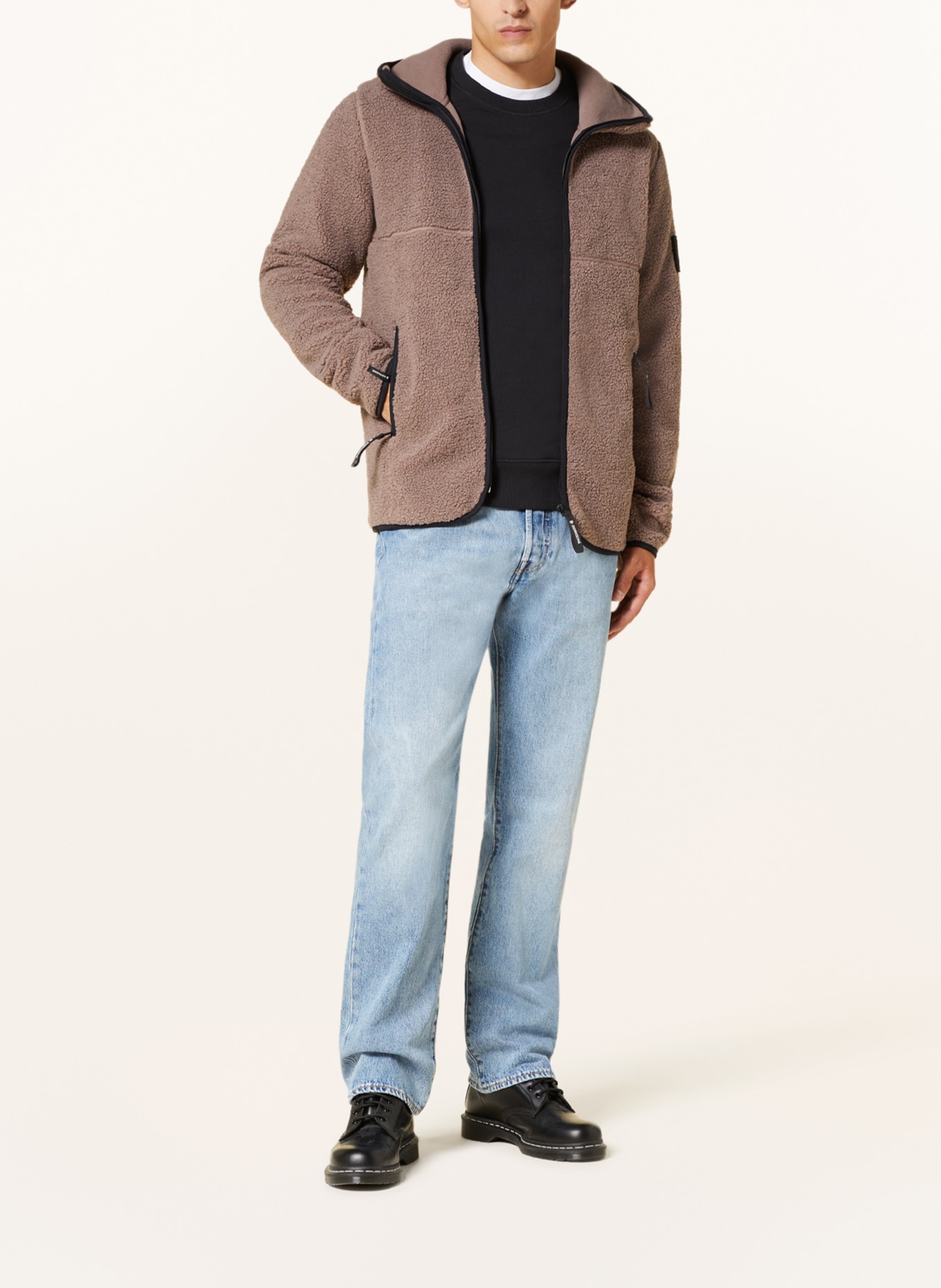 DIDRIKSONS Mid-layer jacket BROR, Color: TAUPE (Image 2)