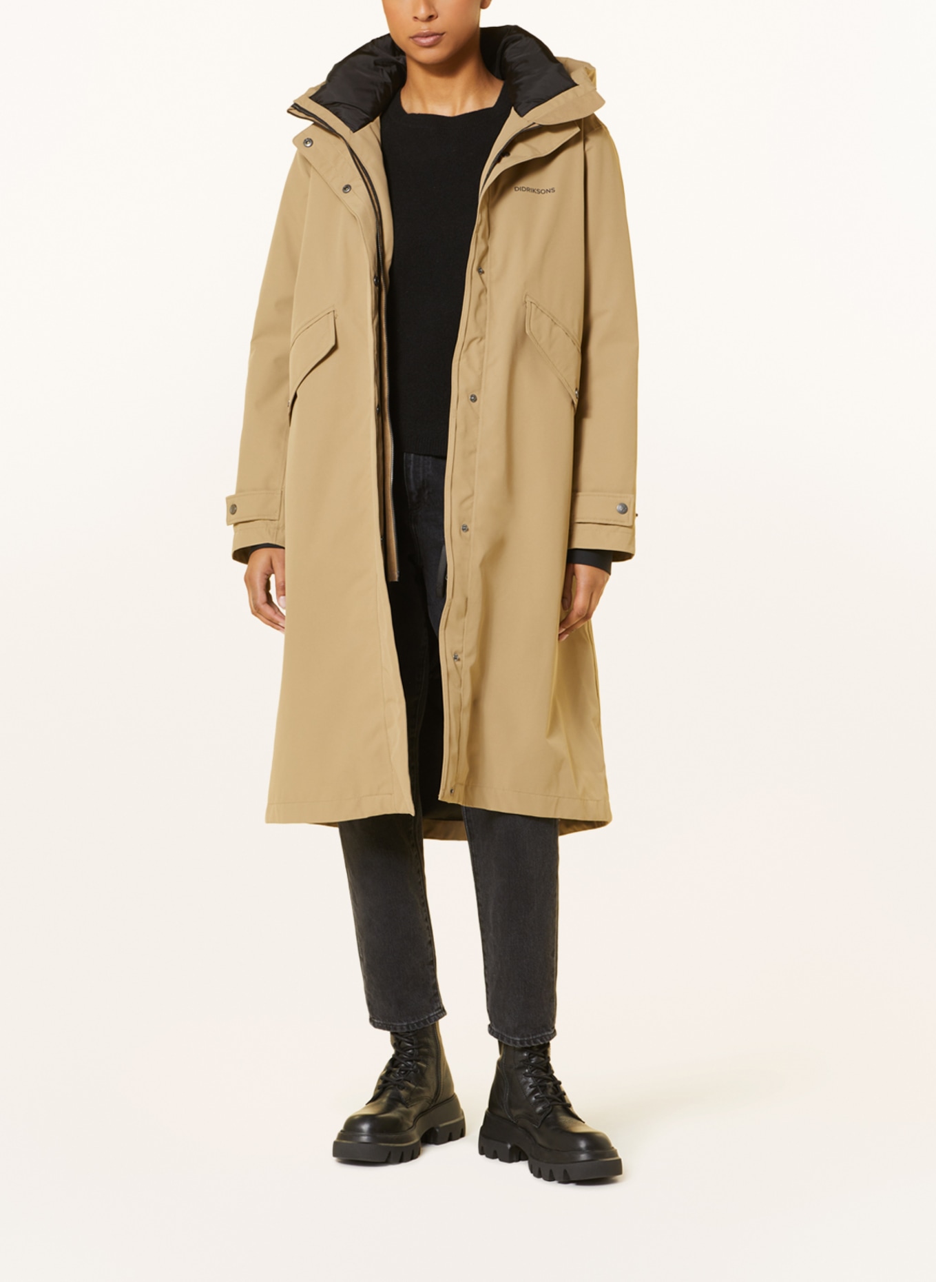 DIDRIKSONS Coat MIA, Color: LIGHT BROWN (Image 2)