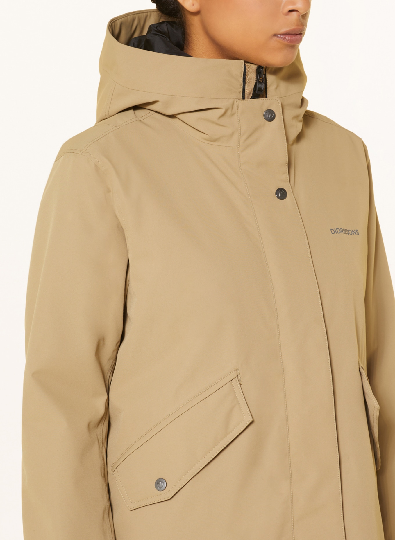 DIDRIKSONS Coat MIA, Color: LIGHT BROWN (Image 5)
