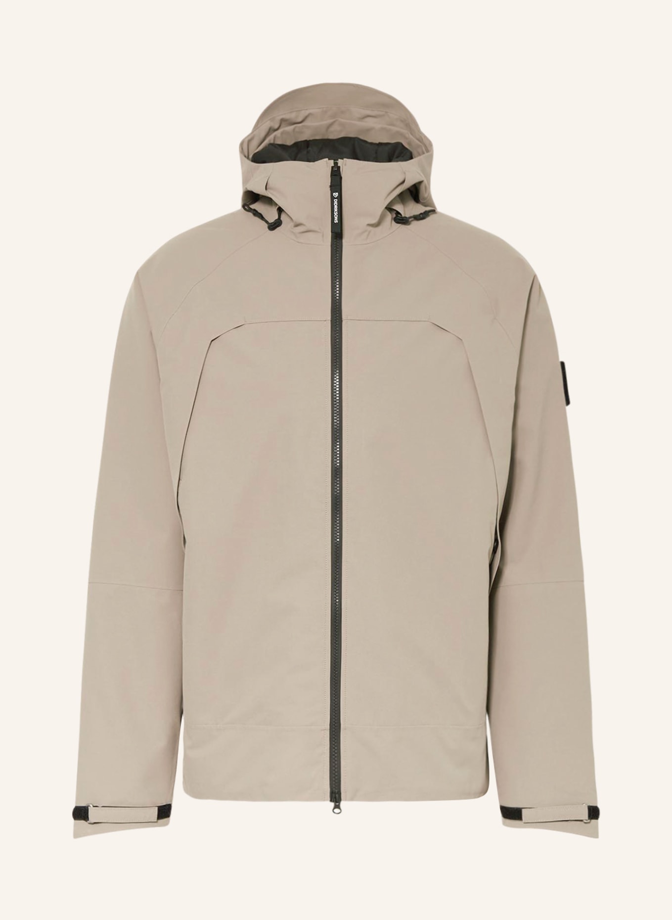 DIDRIKSONS Outdoor jacket ZINO, Color: TAUPE (Image 1)