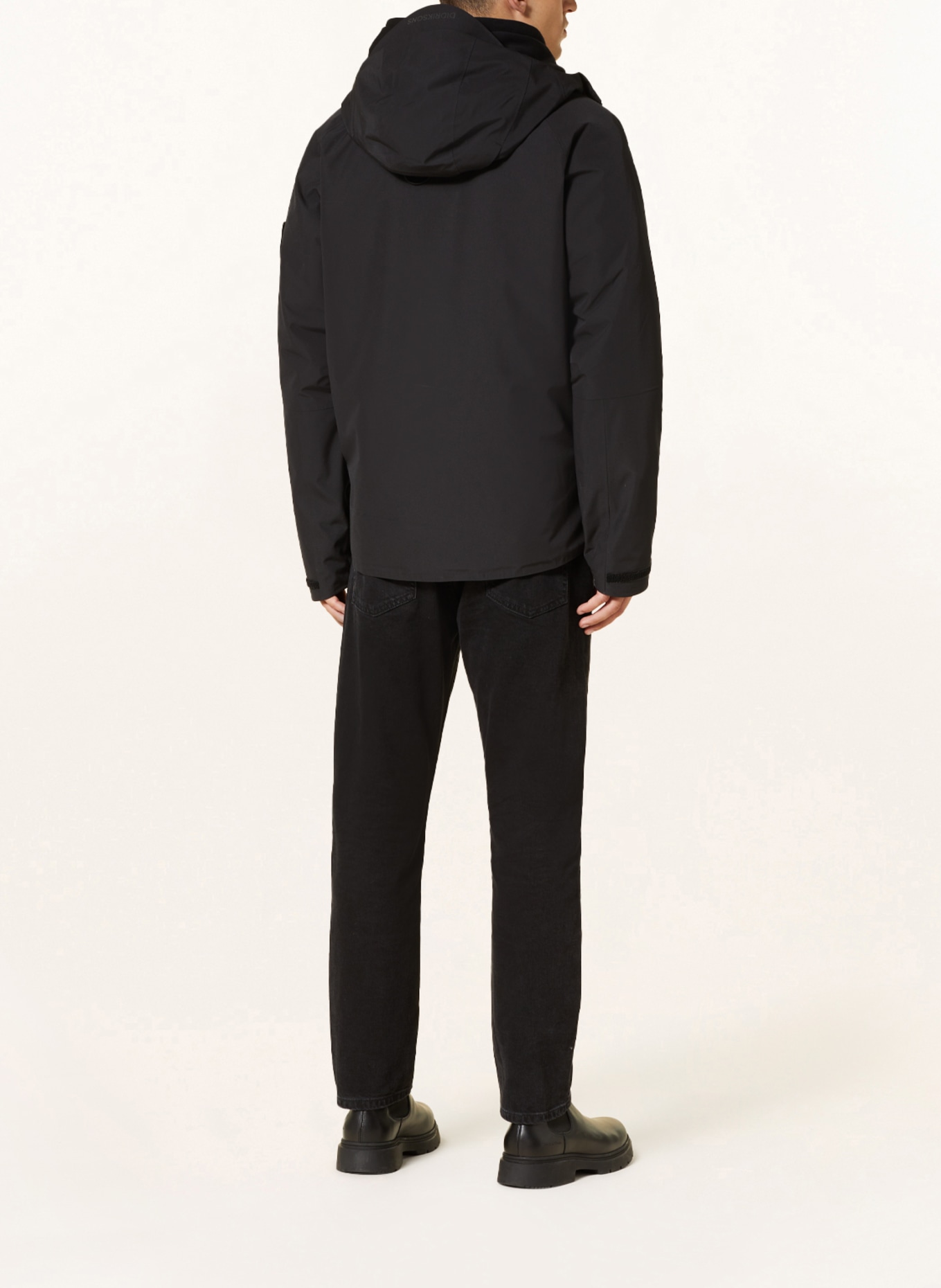 DIDRIKSONS Outdoor jacket ZINO, Color: BLACK (Image 3)