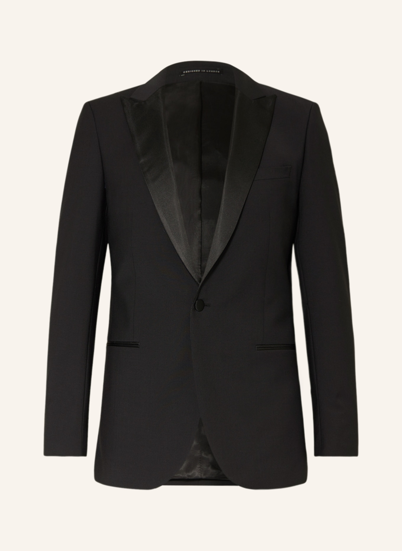 REISS Tuxedo tailored jacket POKER modern fit, Color: 20 BLACK (Image 1)