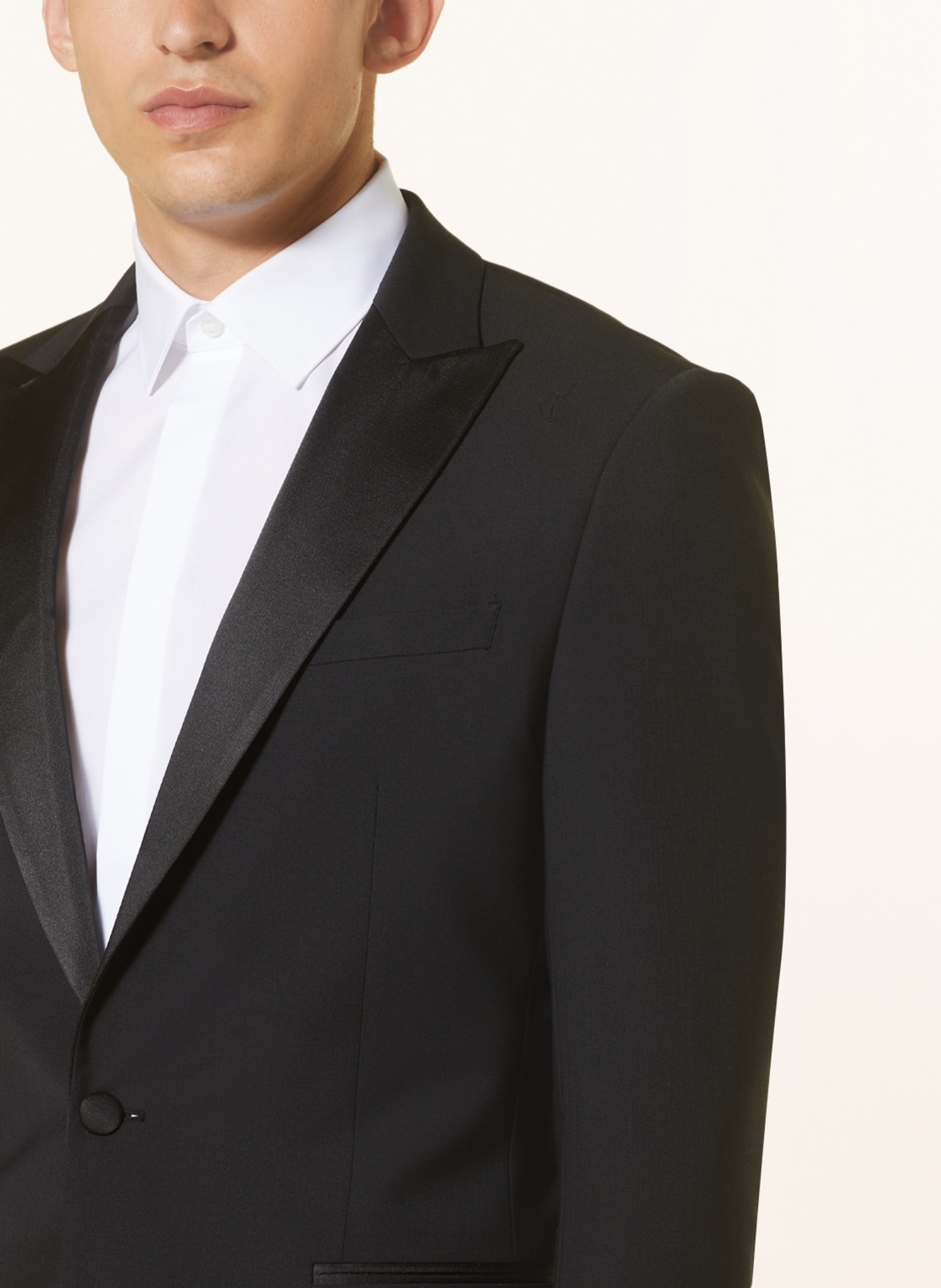 REISS Tuxedo tailored jacket POKER modern fit, Color: 20 BLACK (Image 4)