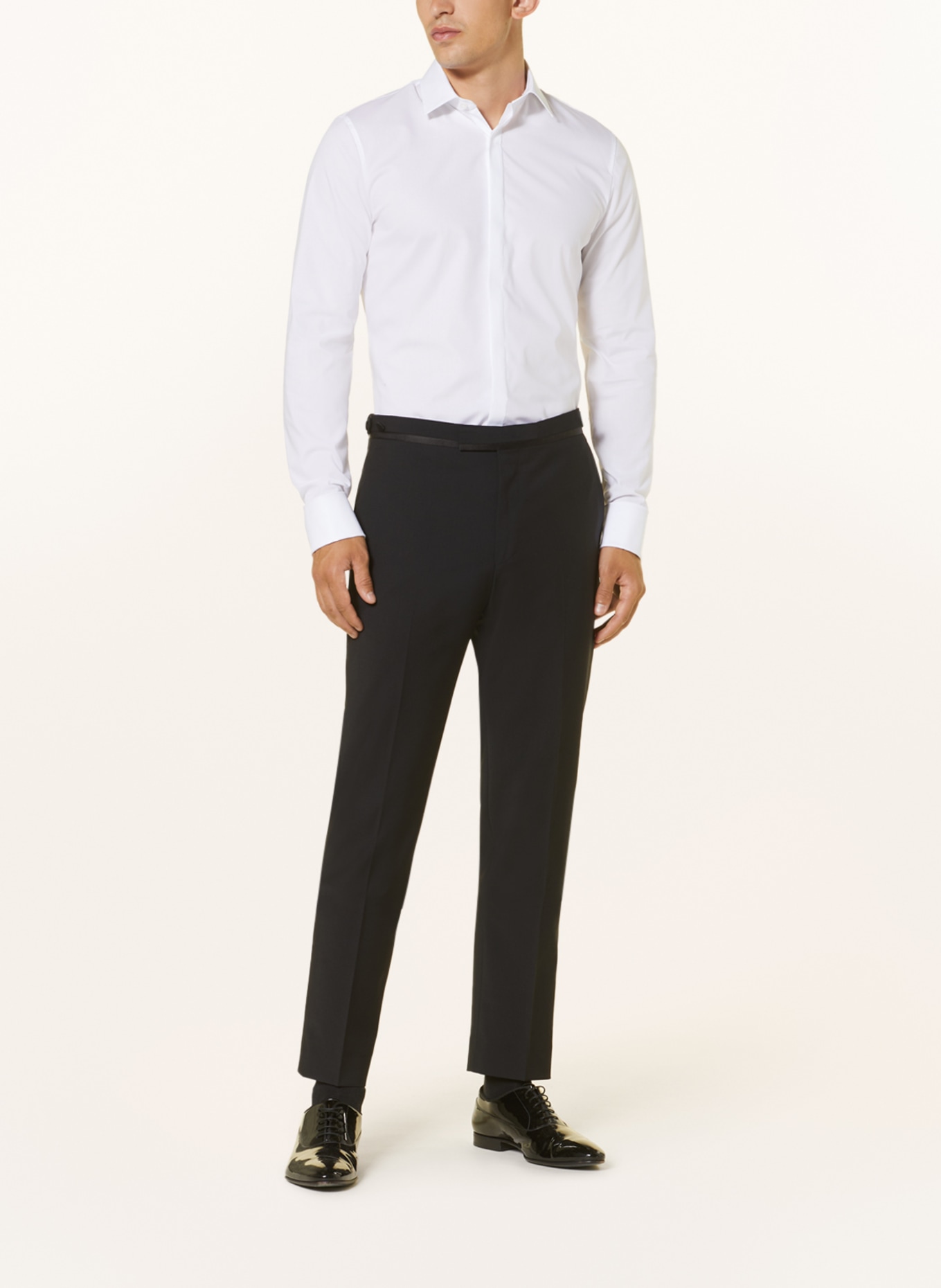 REISS Smokingové kalhoty POKER Modern Fit, Barva: 20 BLACK (Obrázek 3)