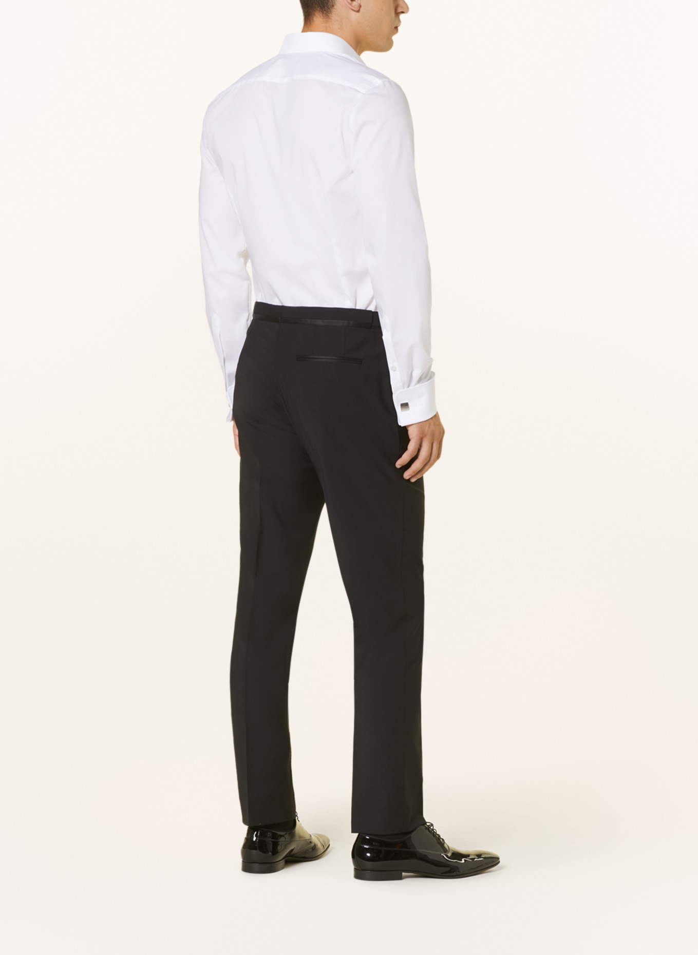 REISS Smokingové kalhoty POKER Modern Fit, Barva: 20 BLACK (Obrázek 4)