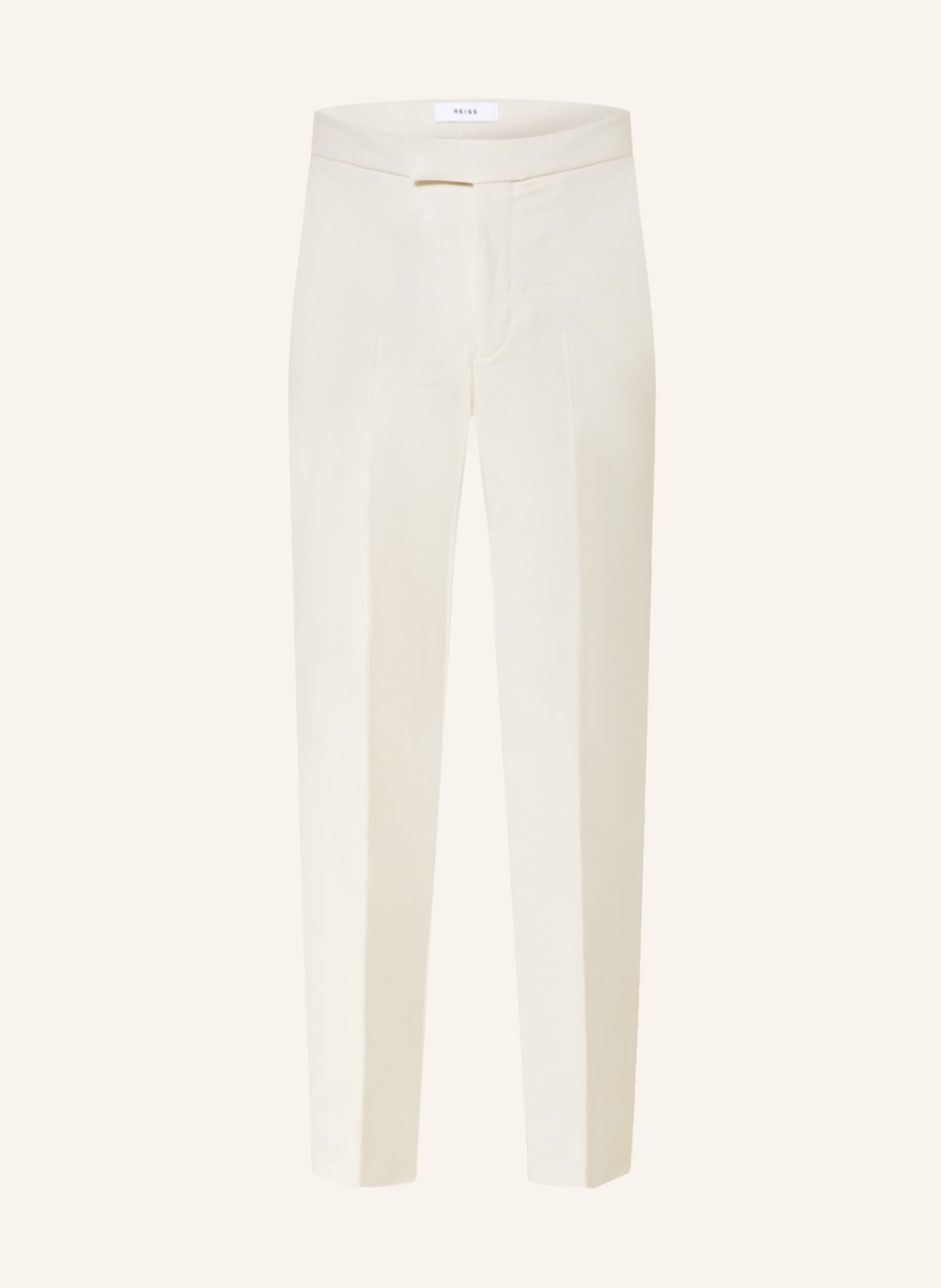 REISS Trousers FOUND in jogger style, Color: ECRU (Image 1)