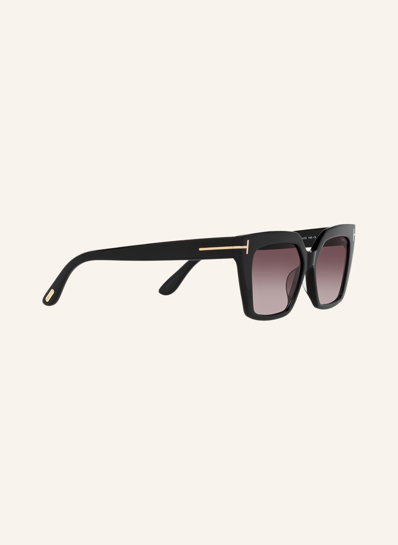 TOM FORD Sunglasses TR001637 WINONA, Color: 1330S6 - BLACK/ PURPLE MIRRORED (Image 3)