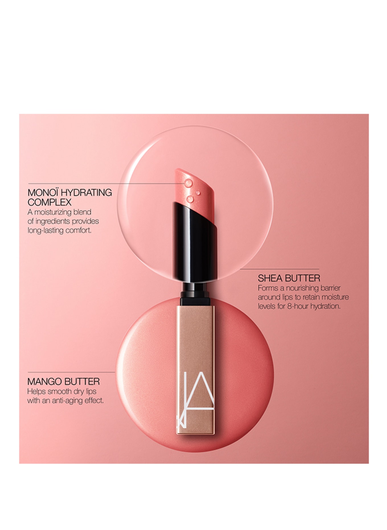 NARS AFTERGLOW SENSUAL SHINE LIPSTICK: ORGASM