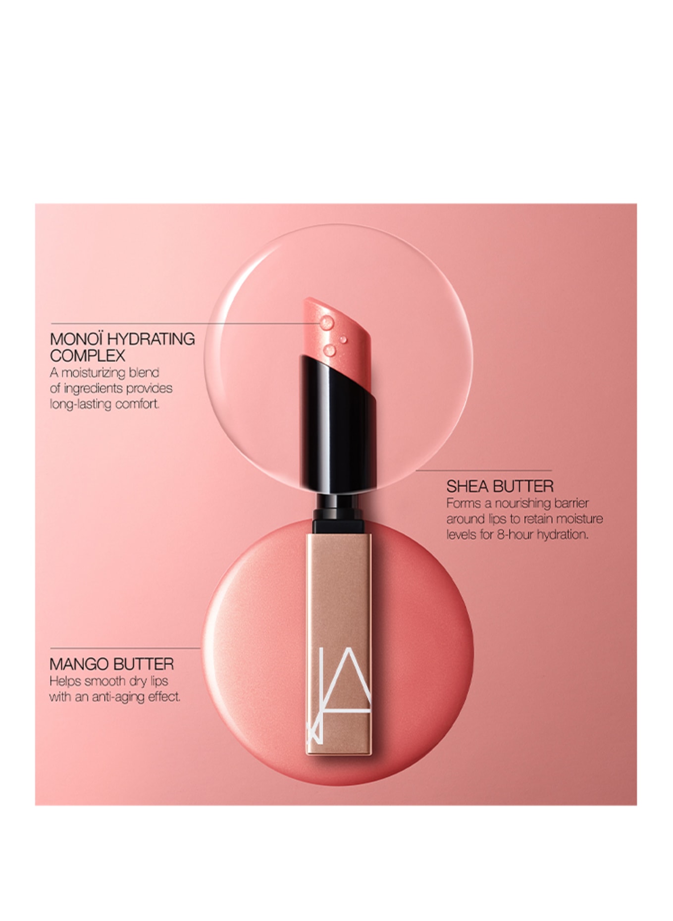 NARS AFTERGLOW SENSUAL SHINE LIPSTICK: IDOLIZED