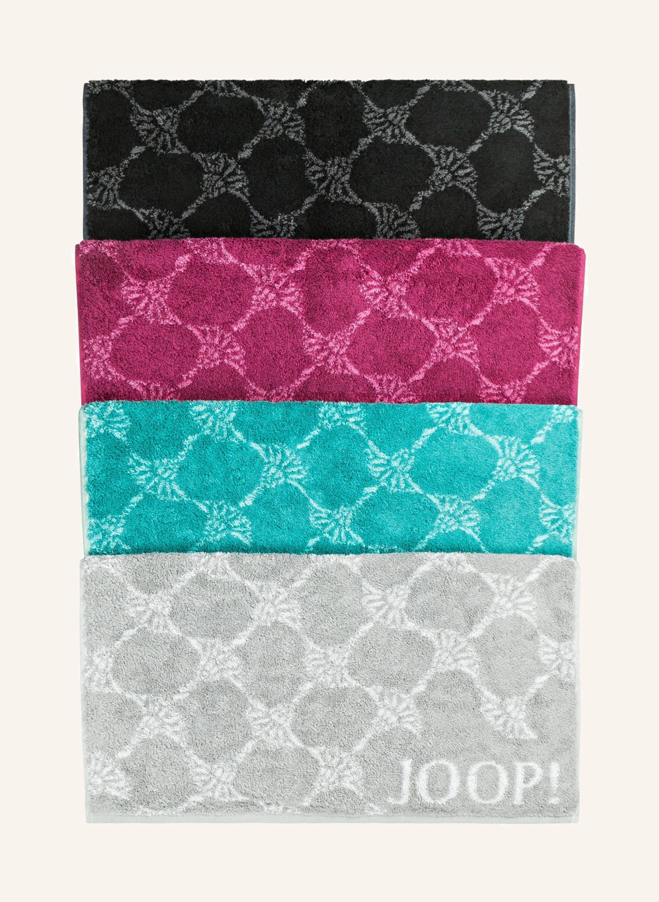 JOOP! Handtuch CORNFLOWER, Farbe: HELLGRAU (Bild 3)