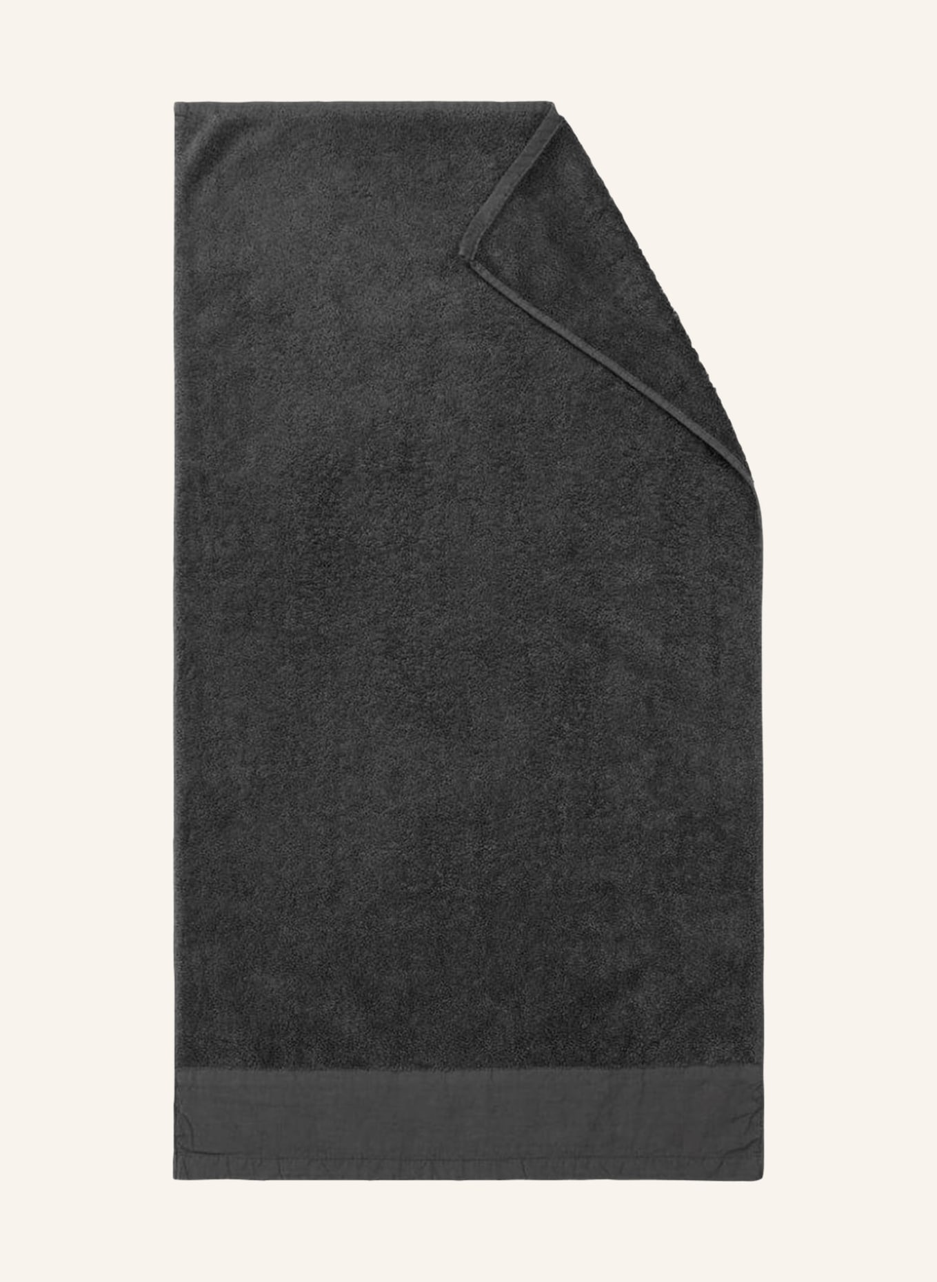 Marc O'Polo Handtuch LINAN, Farbe: DUNKELGRAU (Bild 1)