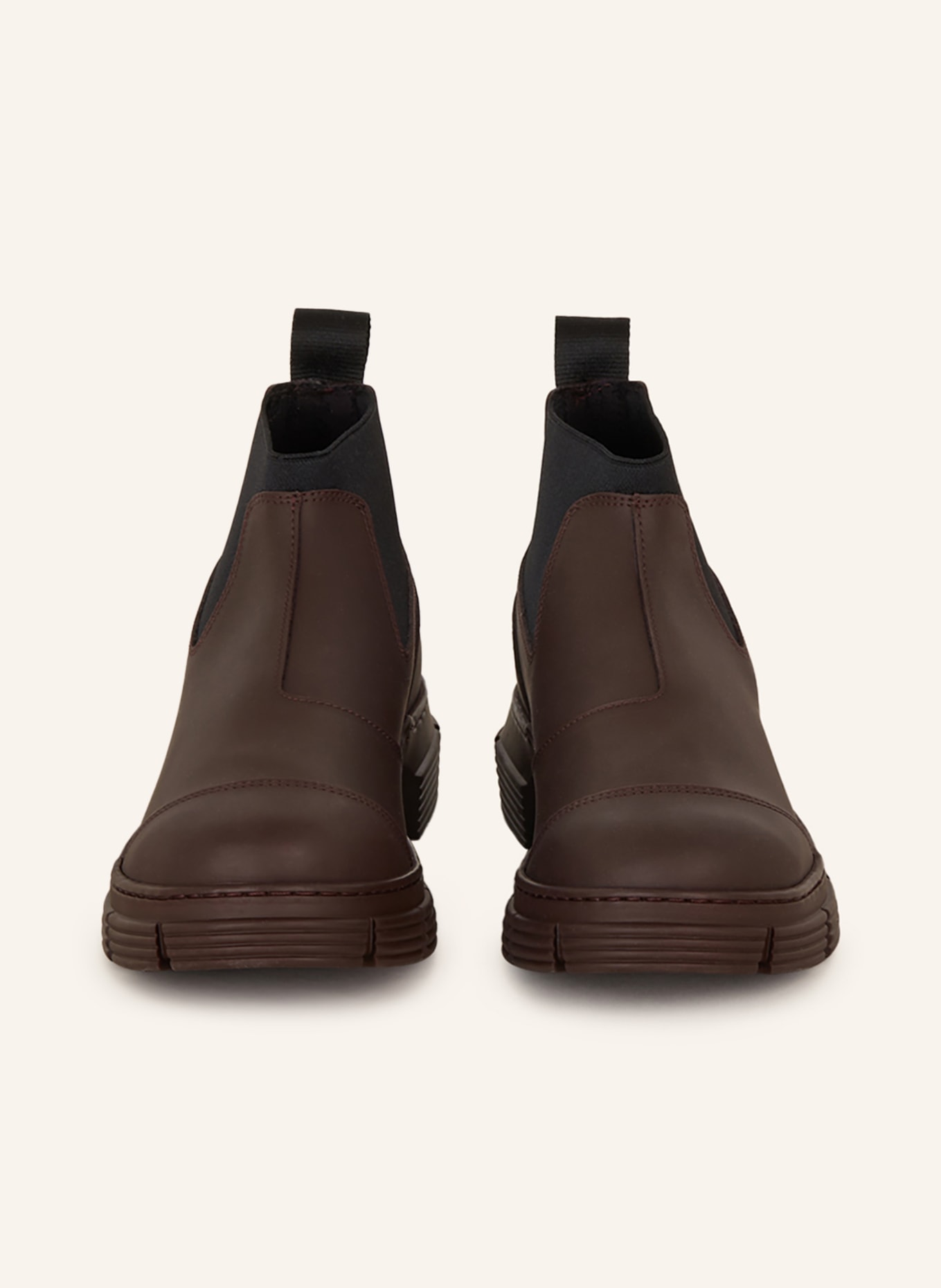 GANNI Chelsea-Boots, Farbe: DUNKELROT/ SCHWARZ (Bild 3)
