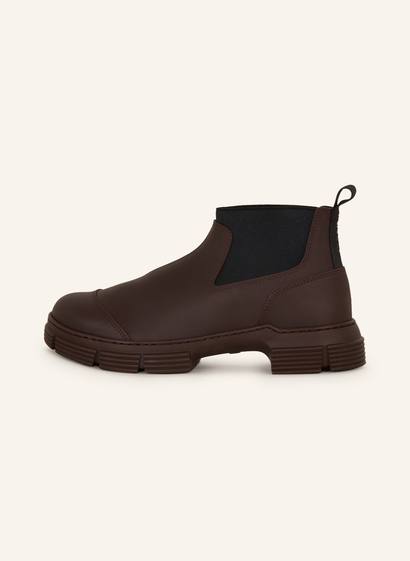 GANNI Chelsea-Boots, Farbe: DUNKELROT/ SCHWARZ (Bild 4)