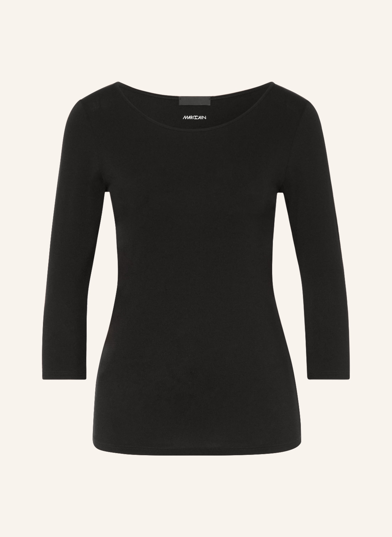 MARC CAIN Shirt with 3/4 sleeves, Color: 900 SCHWARZ (Image 1)