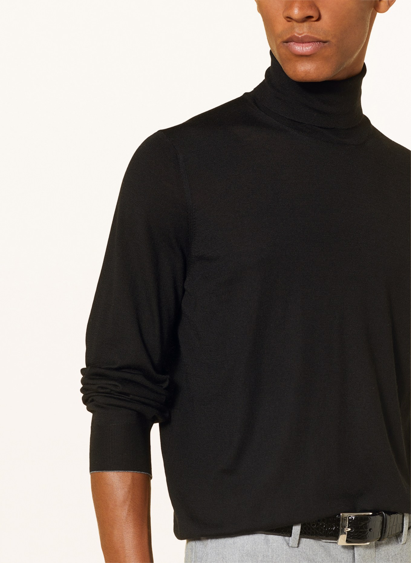 BRUNELLO CUCINELLI Turtleneck sweater, Color: BLACK (Image 4)