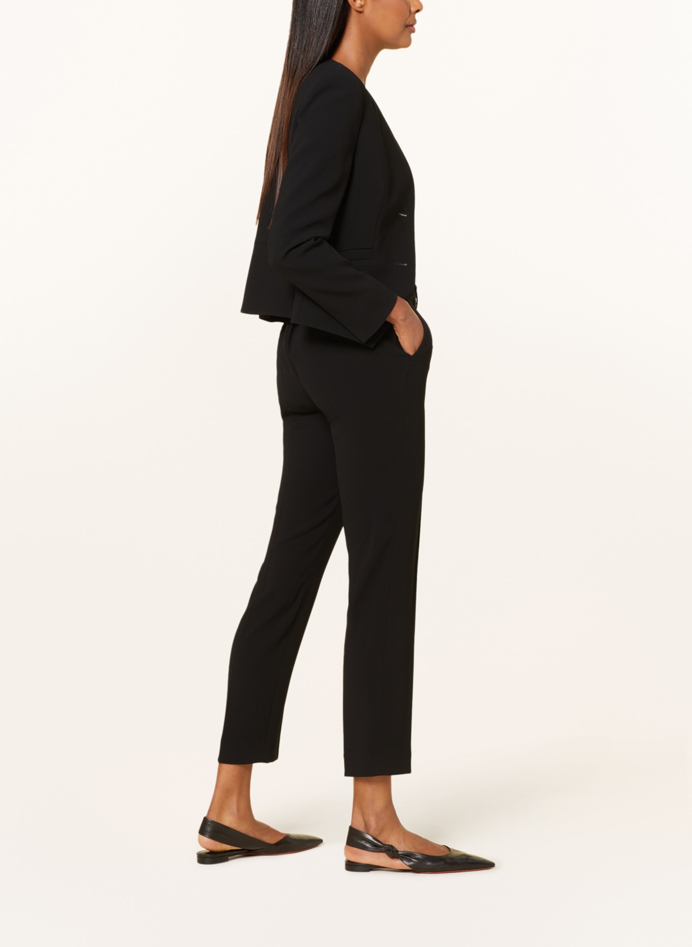 LUISA CERANO Trousers , Color: BLACK (Image 4)