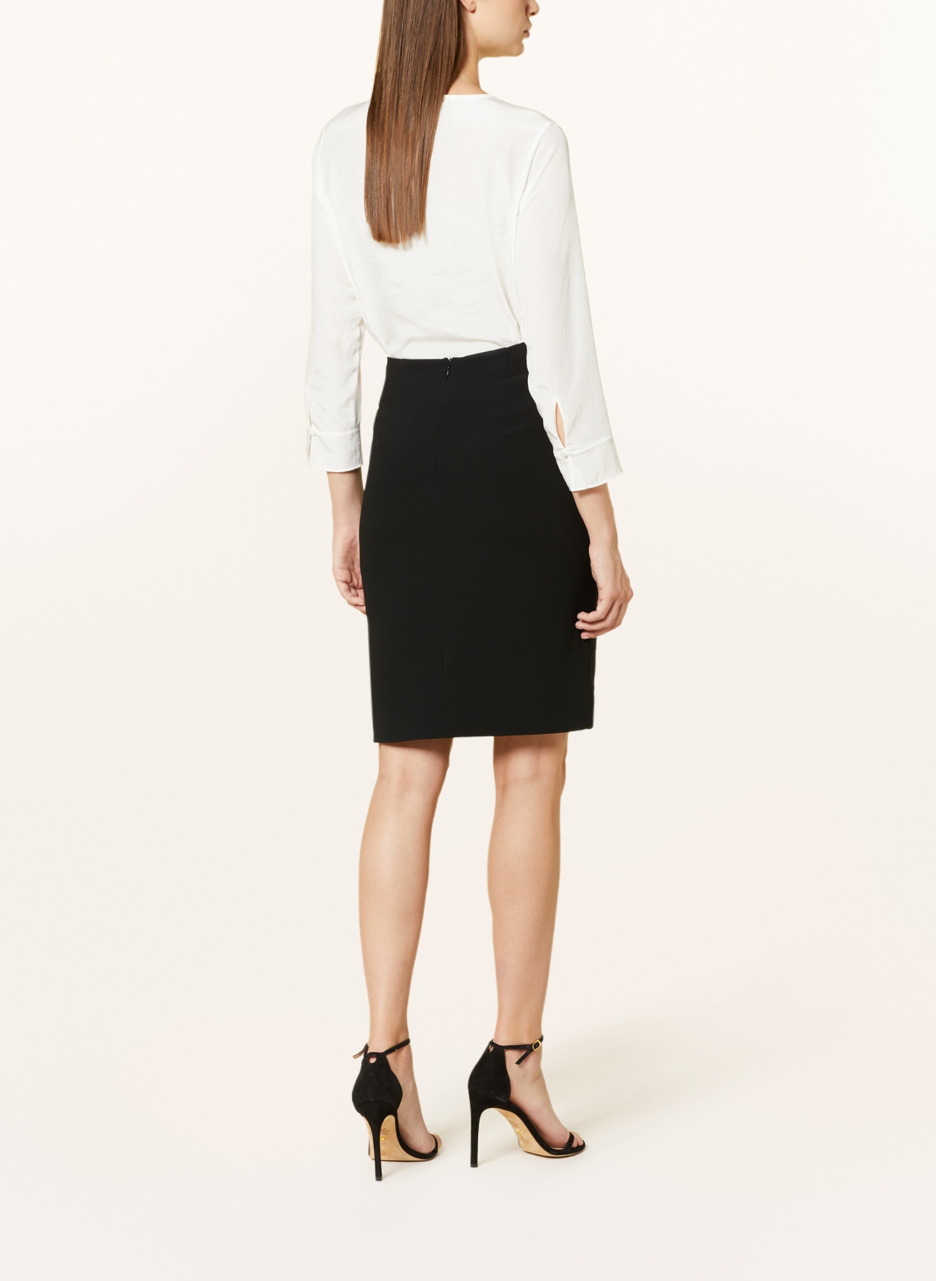 LUISA CERANO Blouse with 3/4 sleeve, Color: WHITE (Image 3)