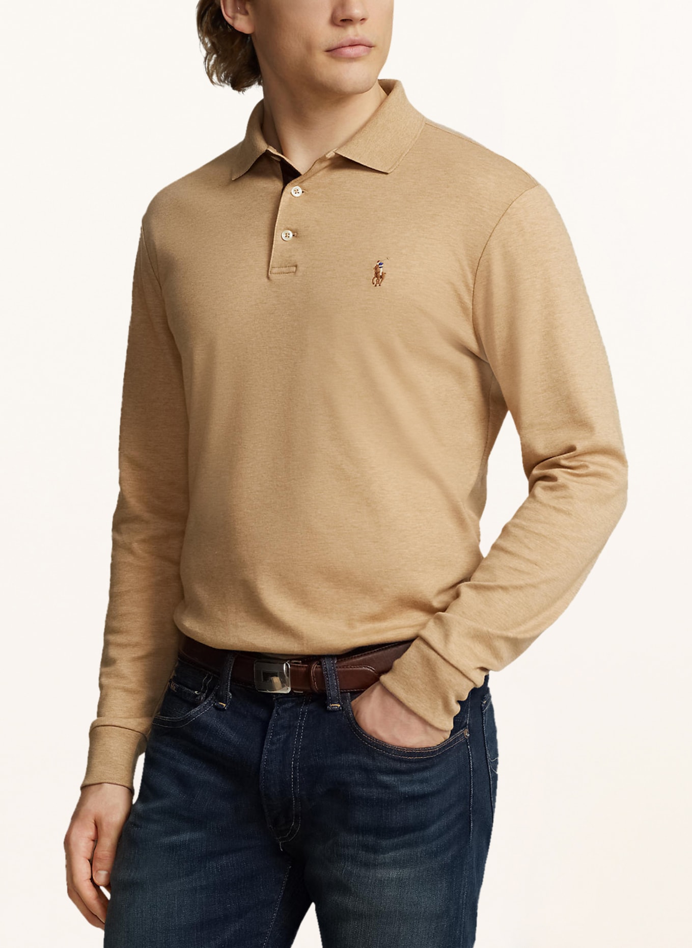 POLO RALPH LAUREN Polo shirt , Color: CAMEL (Image 4)