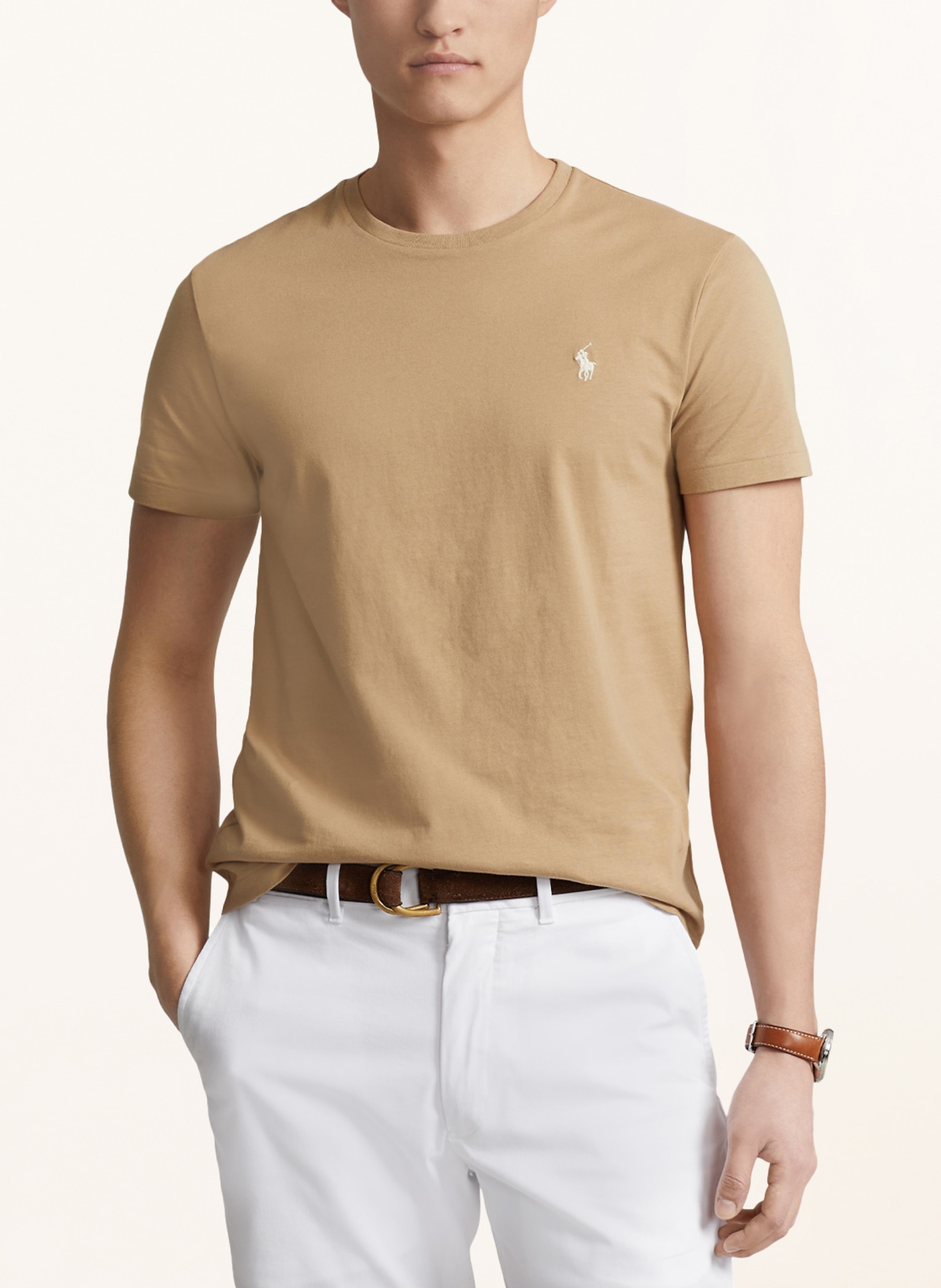 POLO RALPH LAUREN T-shirt, Color: BEIGE (Image 4)